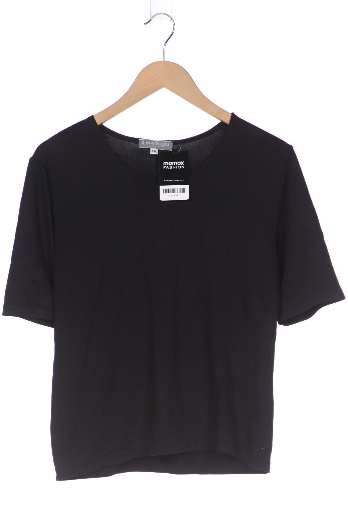 

S.MARLON Damen T-Shirt, schwarz