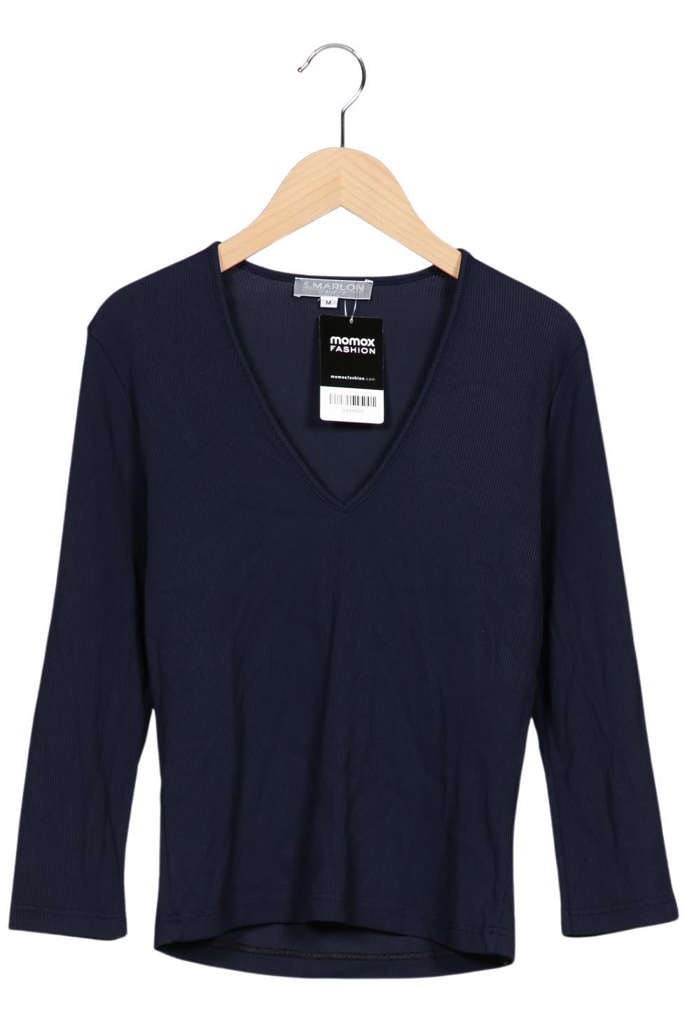 

S.marlon Damen Langarmshirt, marineblau, Gr. 38