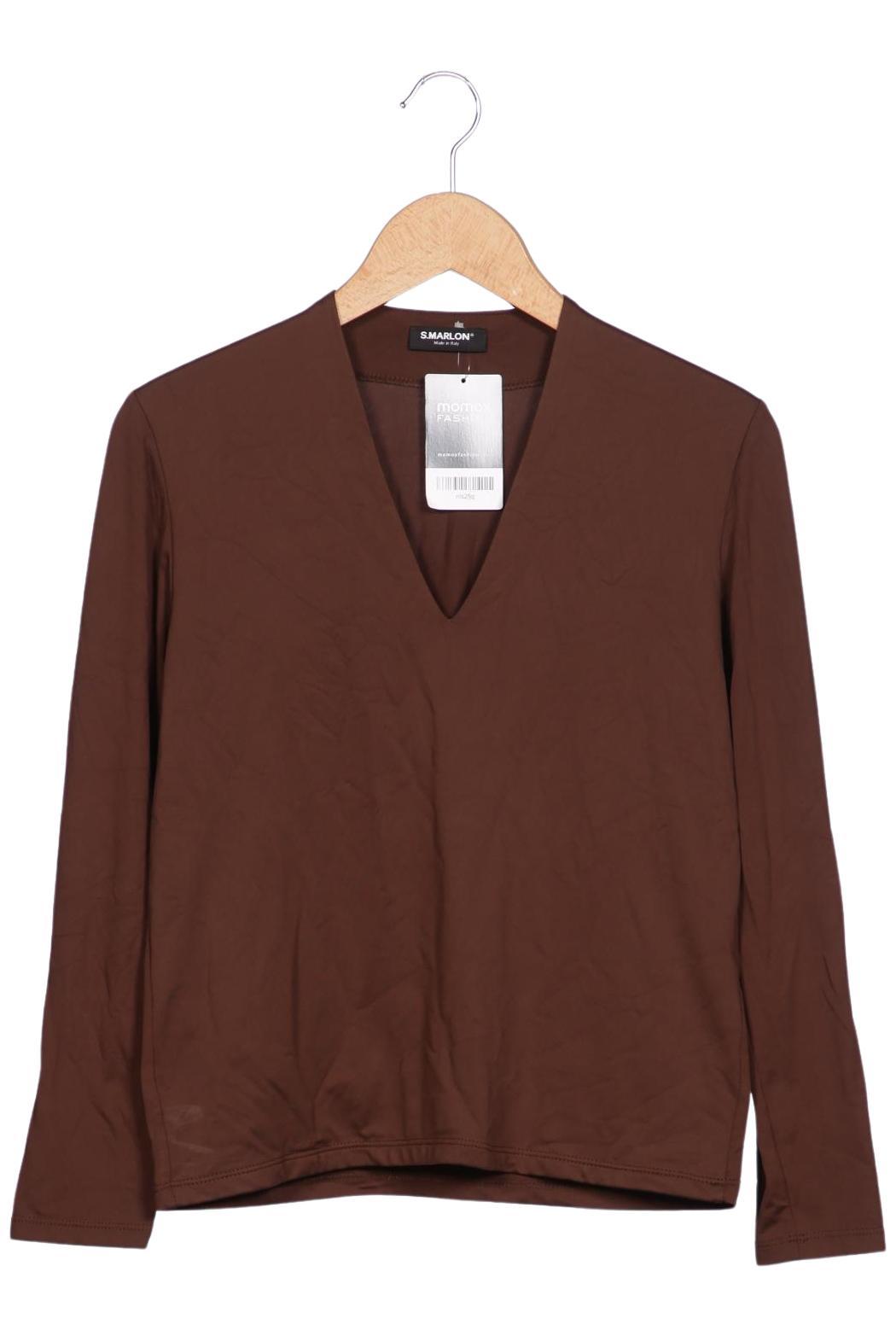 

S.marlon Damen Langarmshirt, braun, Gr. 38