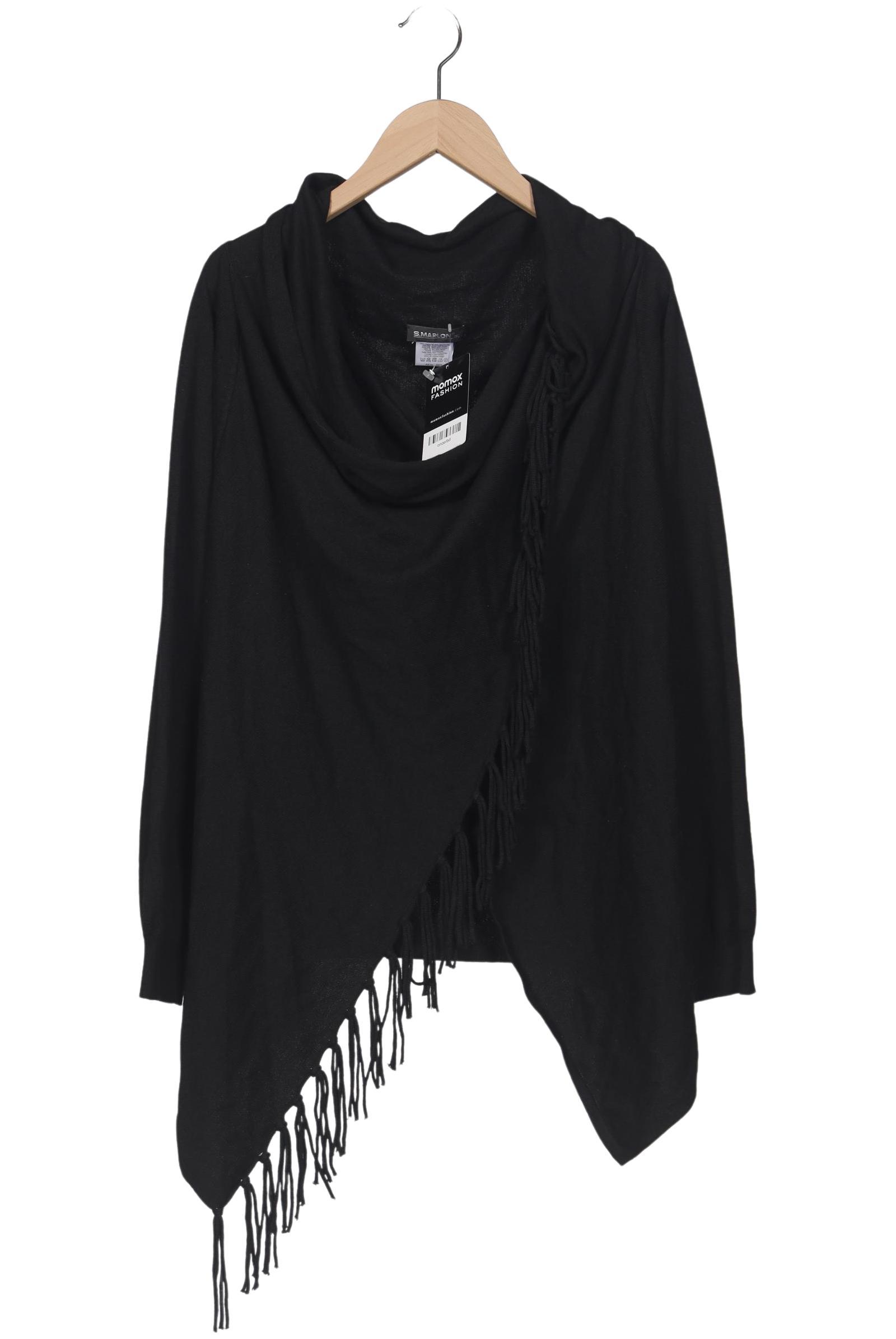 

S.marlon Damen Strickjacke, schwarz, Gr. 46