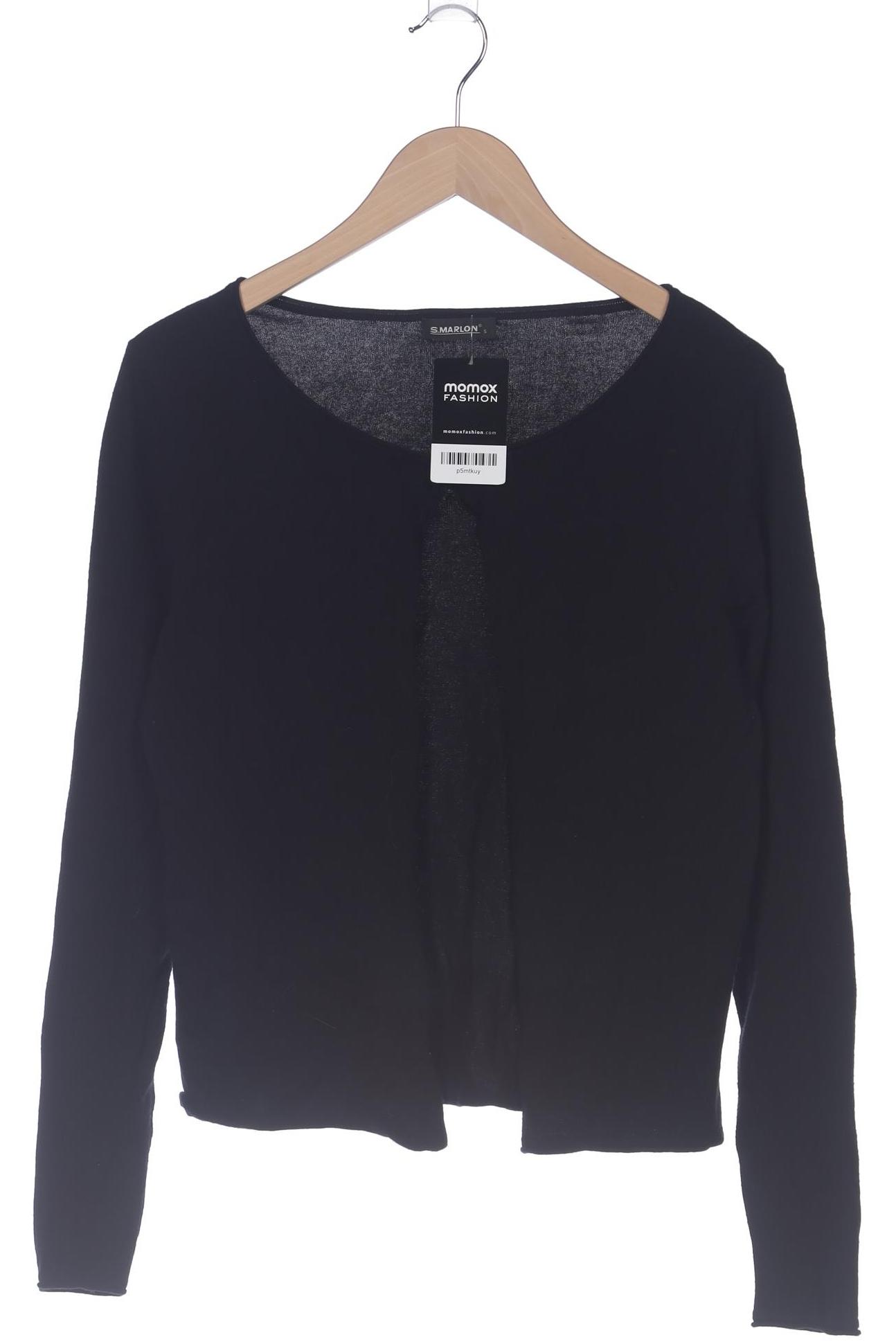 

S.marlon Damen Strickjacke, schwarz, Gr. 36