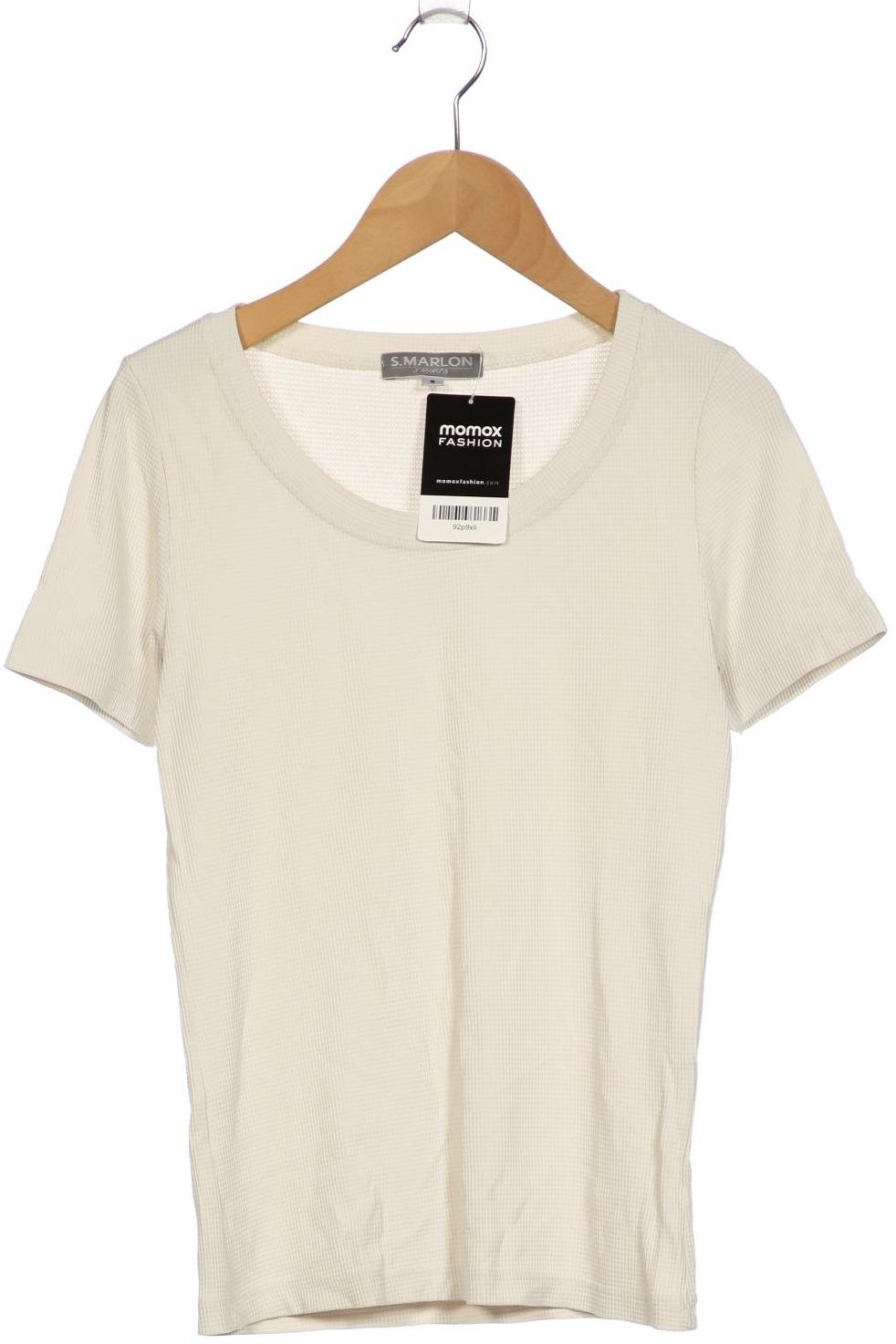 

S.marlon Damen T-Shirt, weiß, Gr. 36