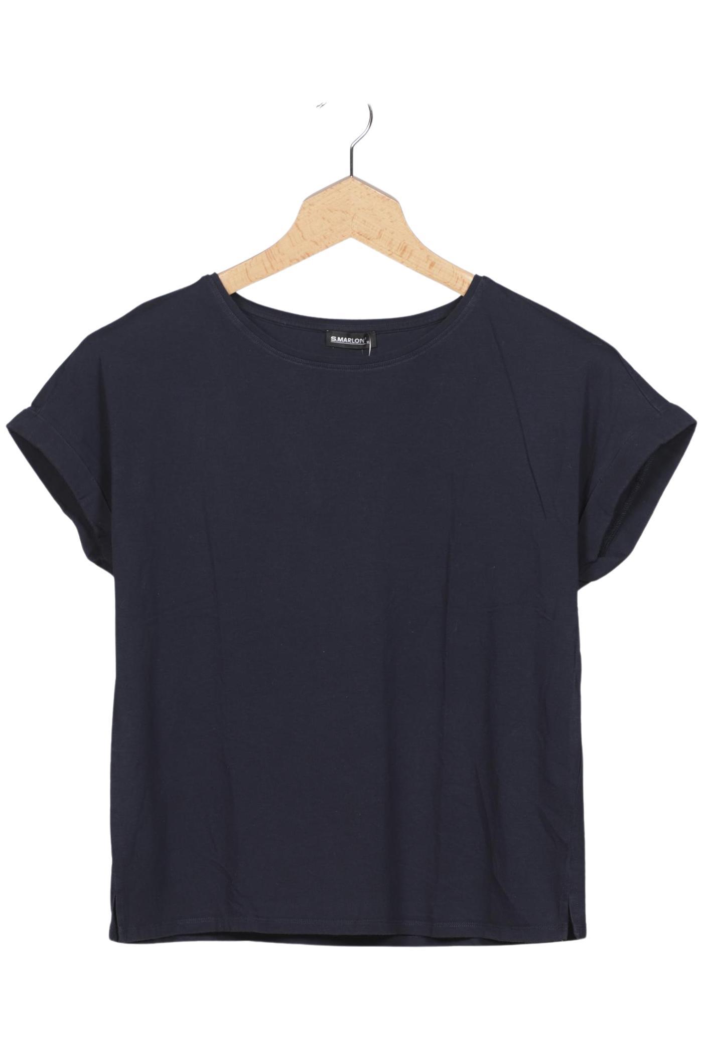 

S.marlon Damen T-Shirt, marineblau, Gr. 44