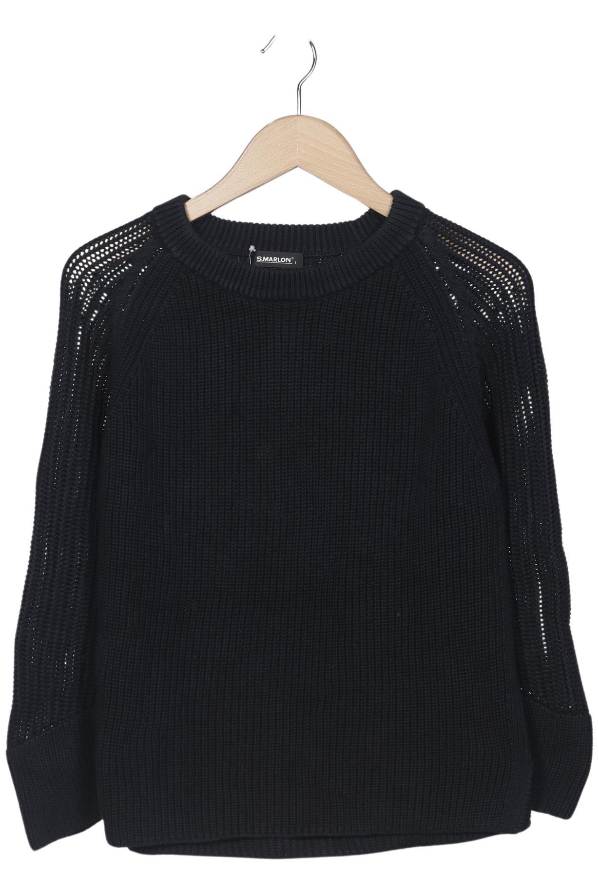 

S.marlon Damen Pullover, schwarz, Gr. 42