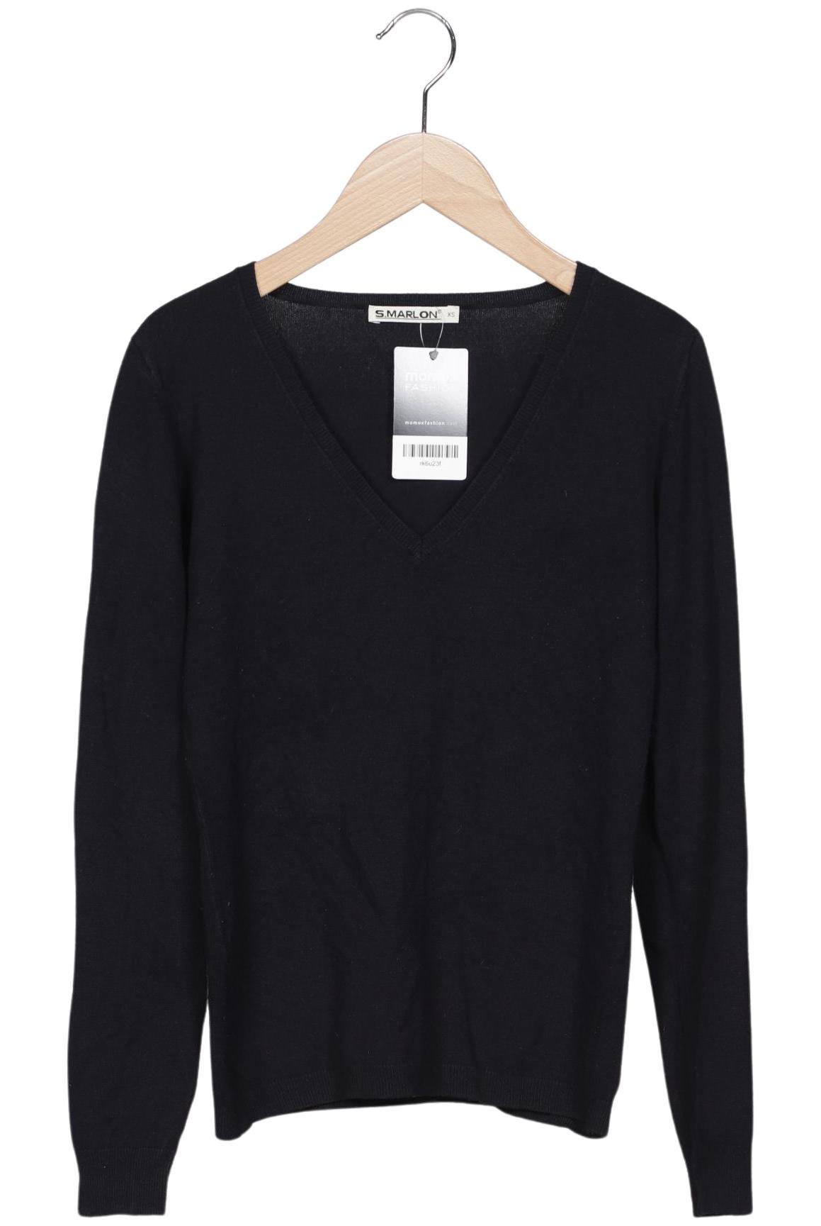 

S.marlon Damen Pullover, schwarz, Gr. 34