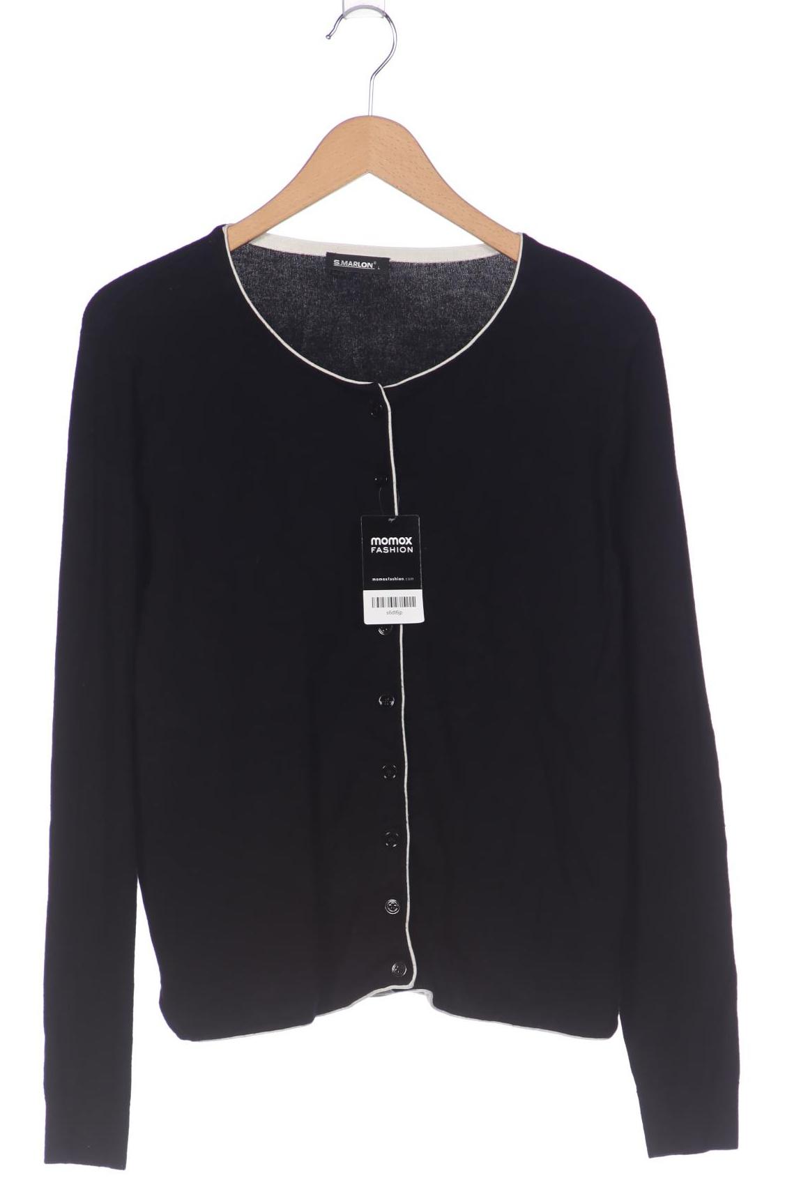 

S.marlon Damen Strickjacke, schwarz, Gr. 42