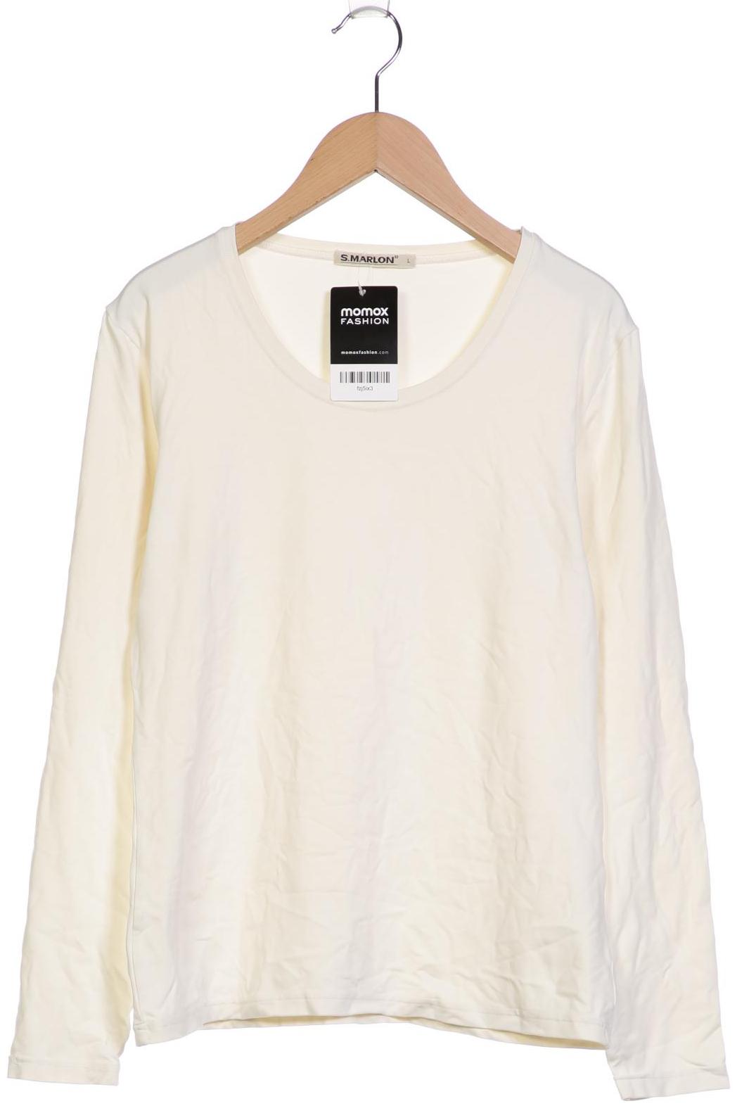

S.marlon Damen Langarmshirt, cremeweiß, Gr. 42