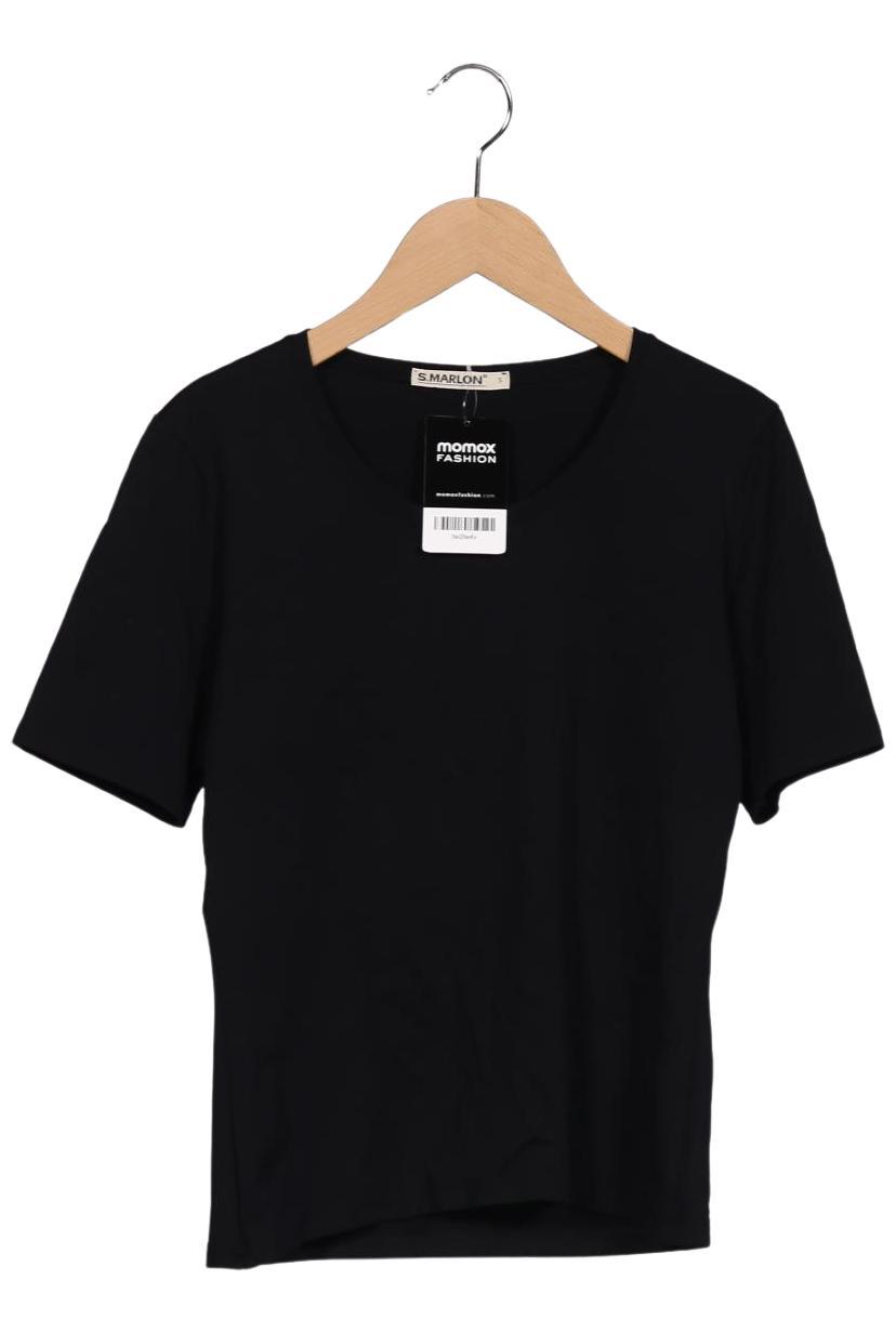 

S.marlon Damen T-Shirt, schwarz, Gr. 36