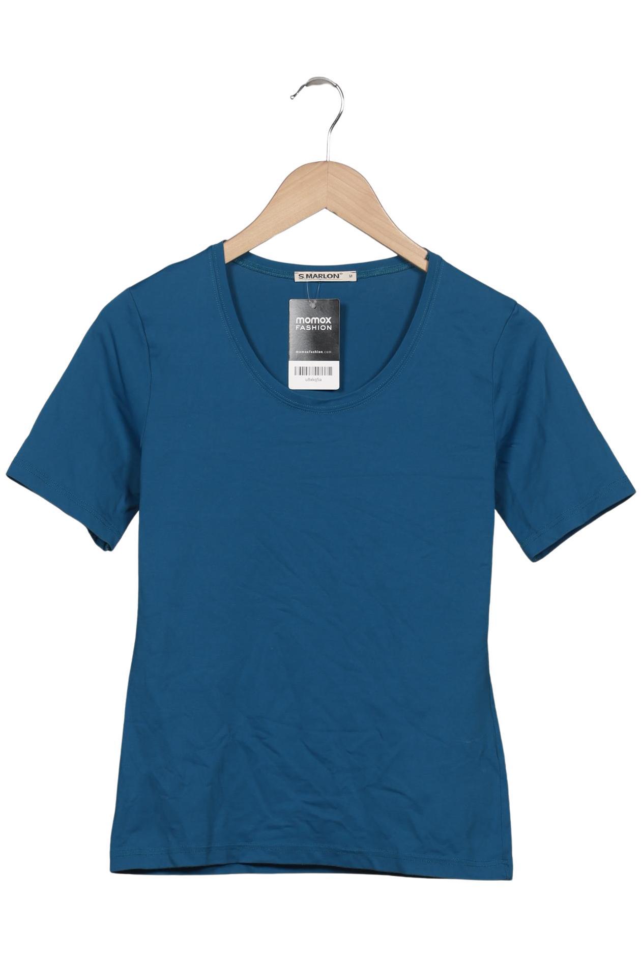 

S.marlon Damen T-Shirt, blau, Gr. 38