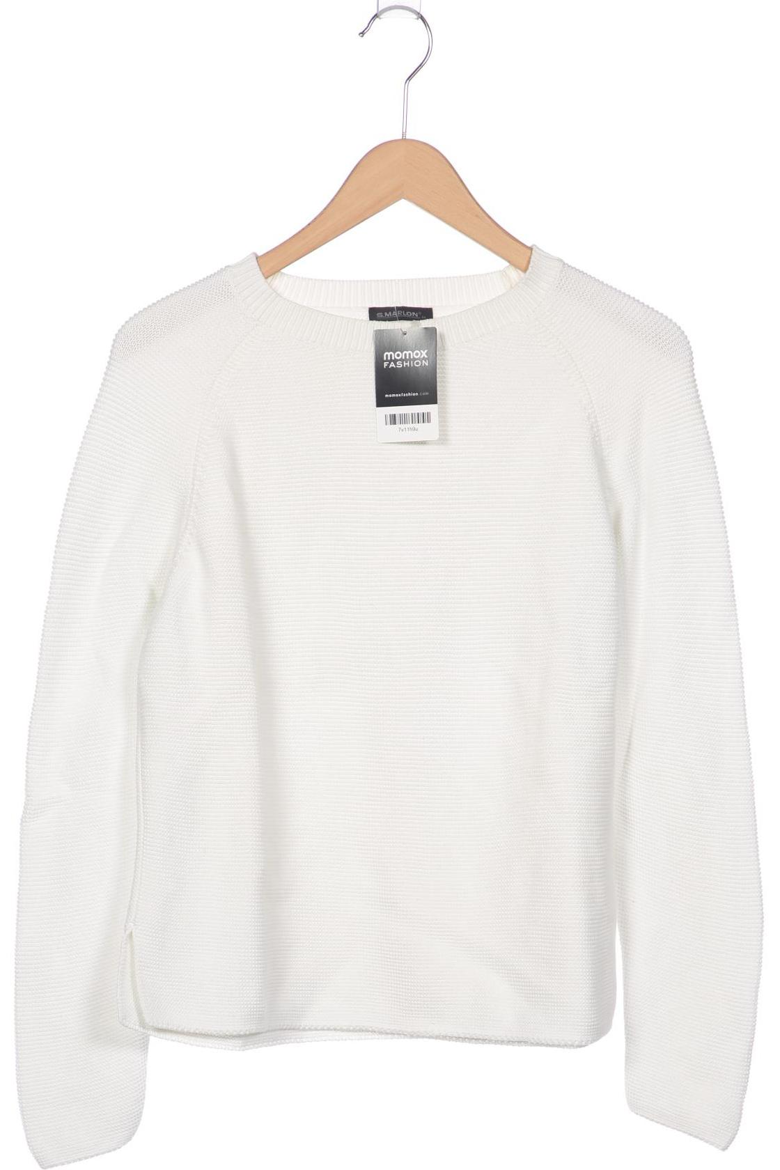 

S.marlon Damen Pullover, weiß, Gr. 38