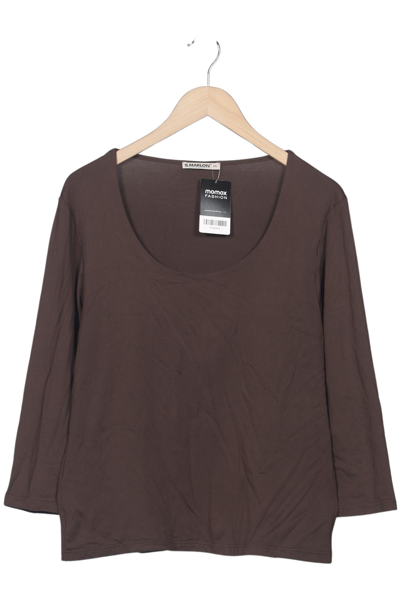 

S.marlon Damen Langarmshirt, braun, Gr. 46