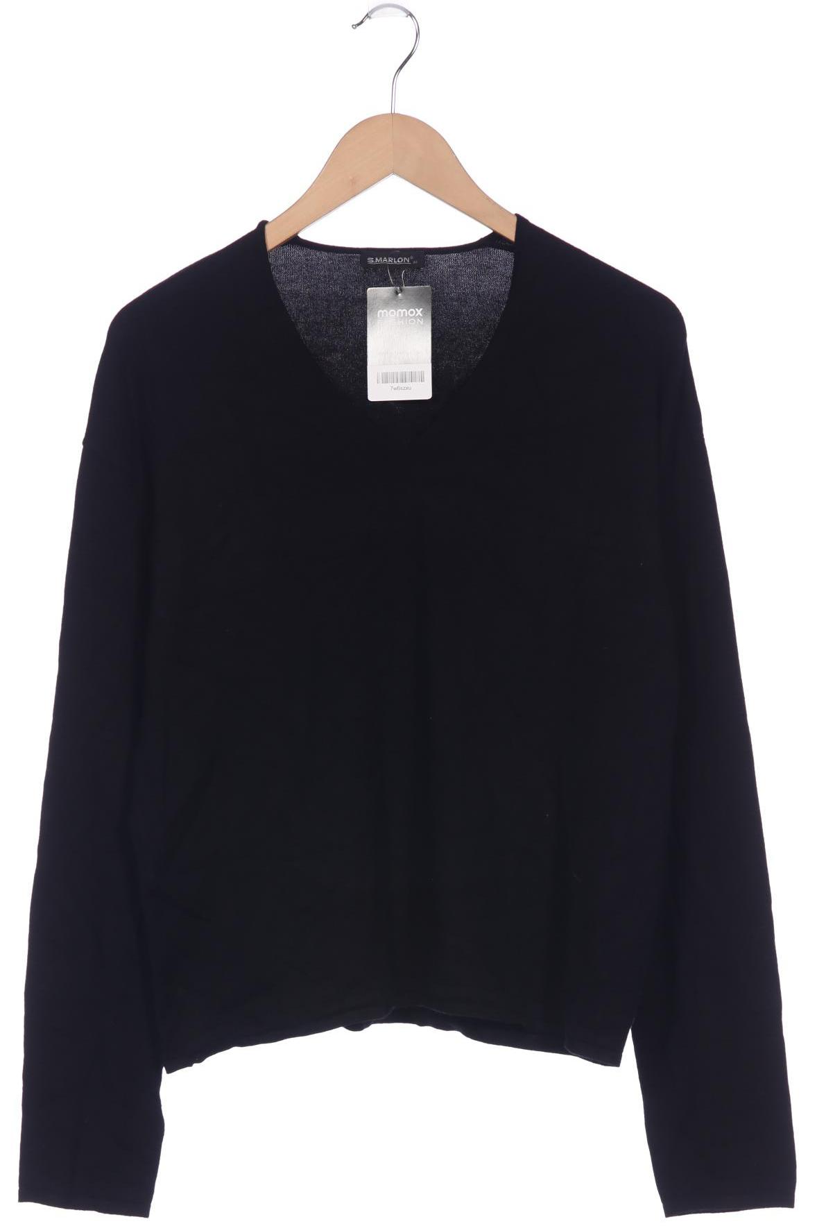 

S.marlon Damen Pullover, schwarz, Gr. 38