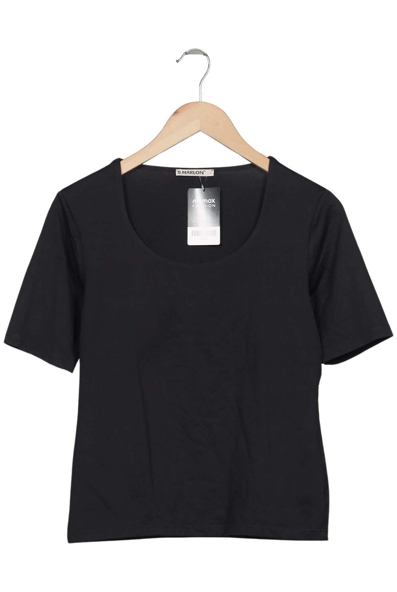 

S.marlon Damen T-Shirt, schwarz, Gr. 42