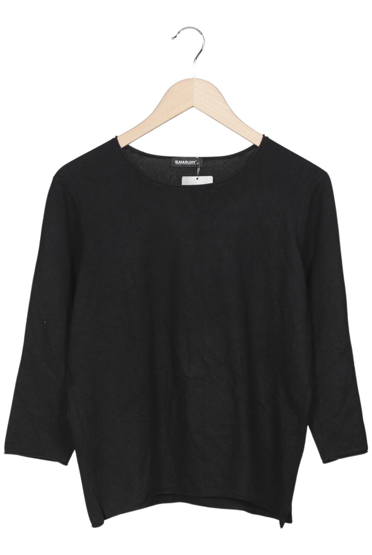 

S.marlon Damen Pullover, schwarz, Gr. 38