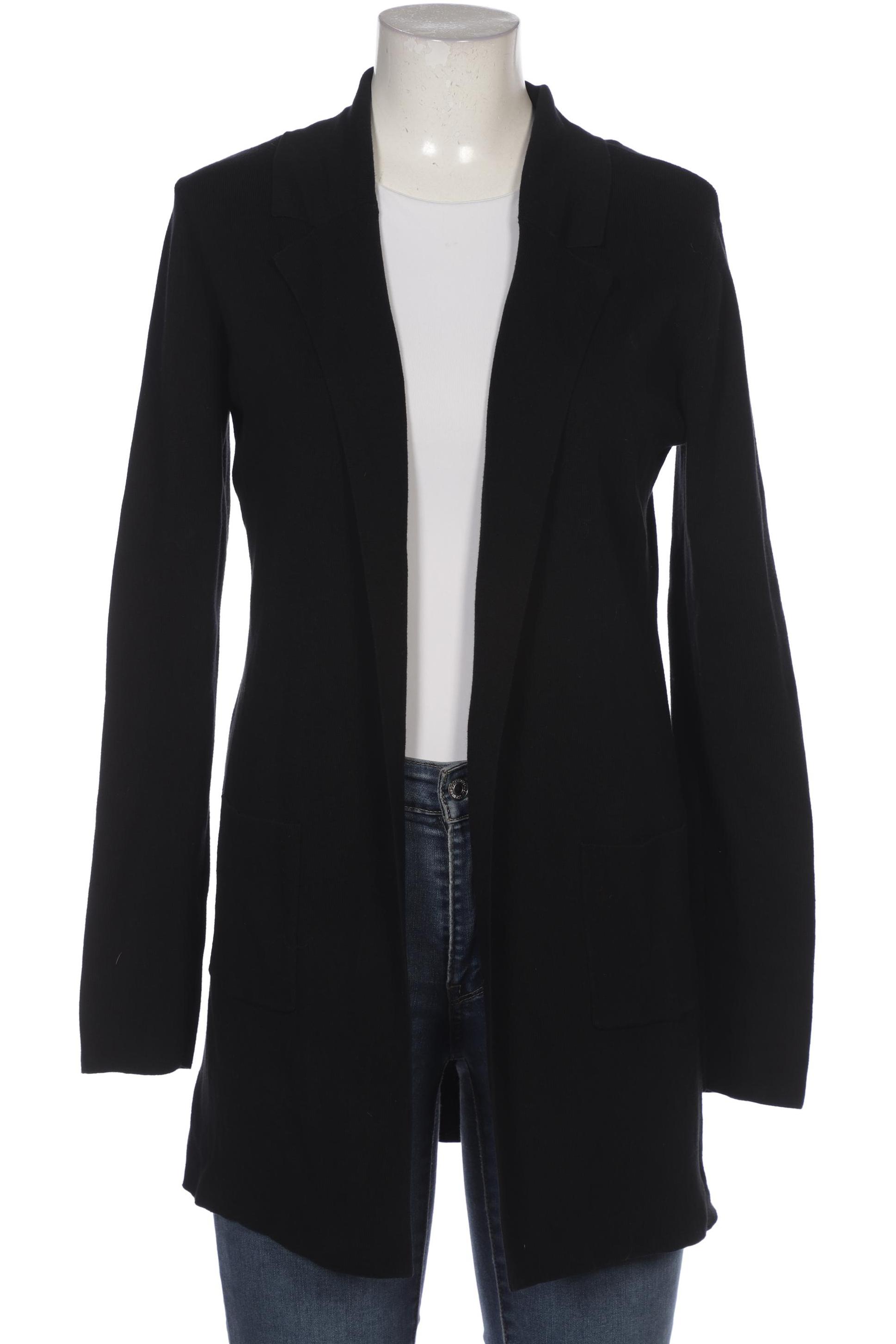 

S.marlon Damen Strickjacke, schwarz, Gr. 38