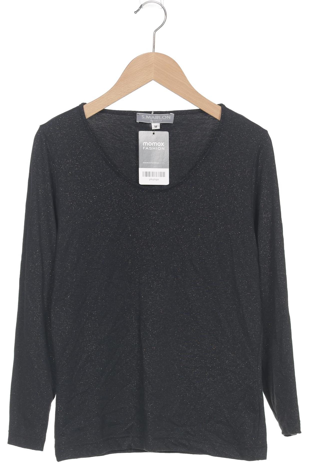 

S.marlon Damen Langarmshirt, schwarz, Gr. 38