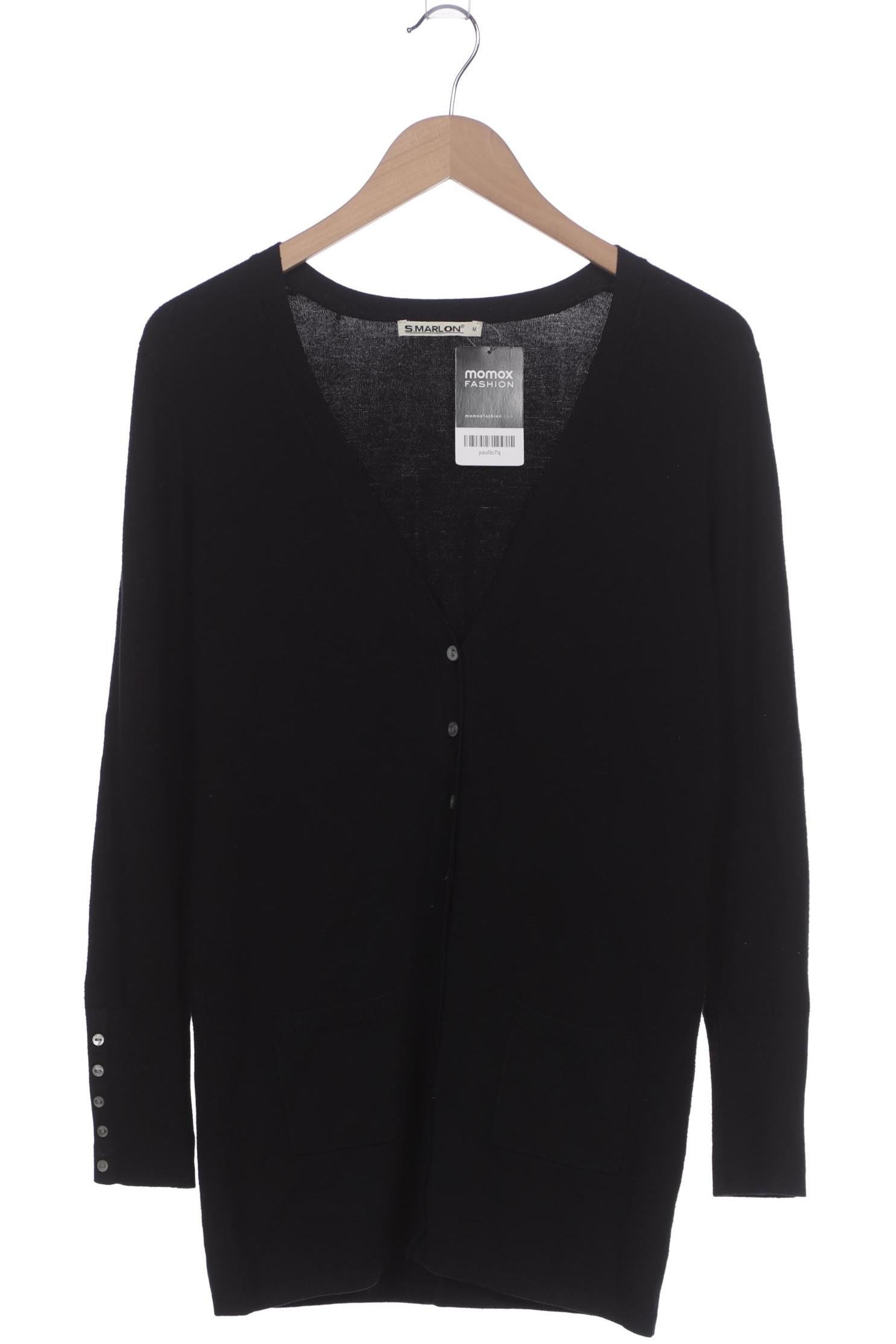 

S.marlon Damen Strickjacke, schwarz, Gr. 38