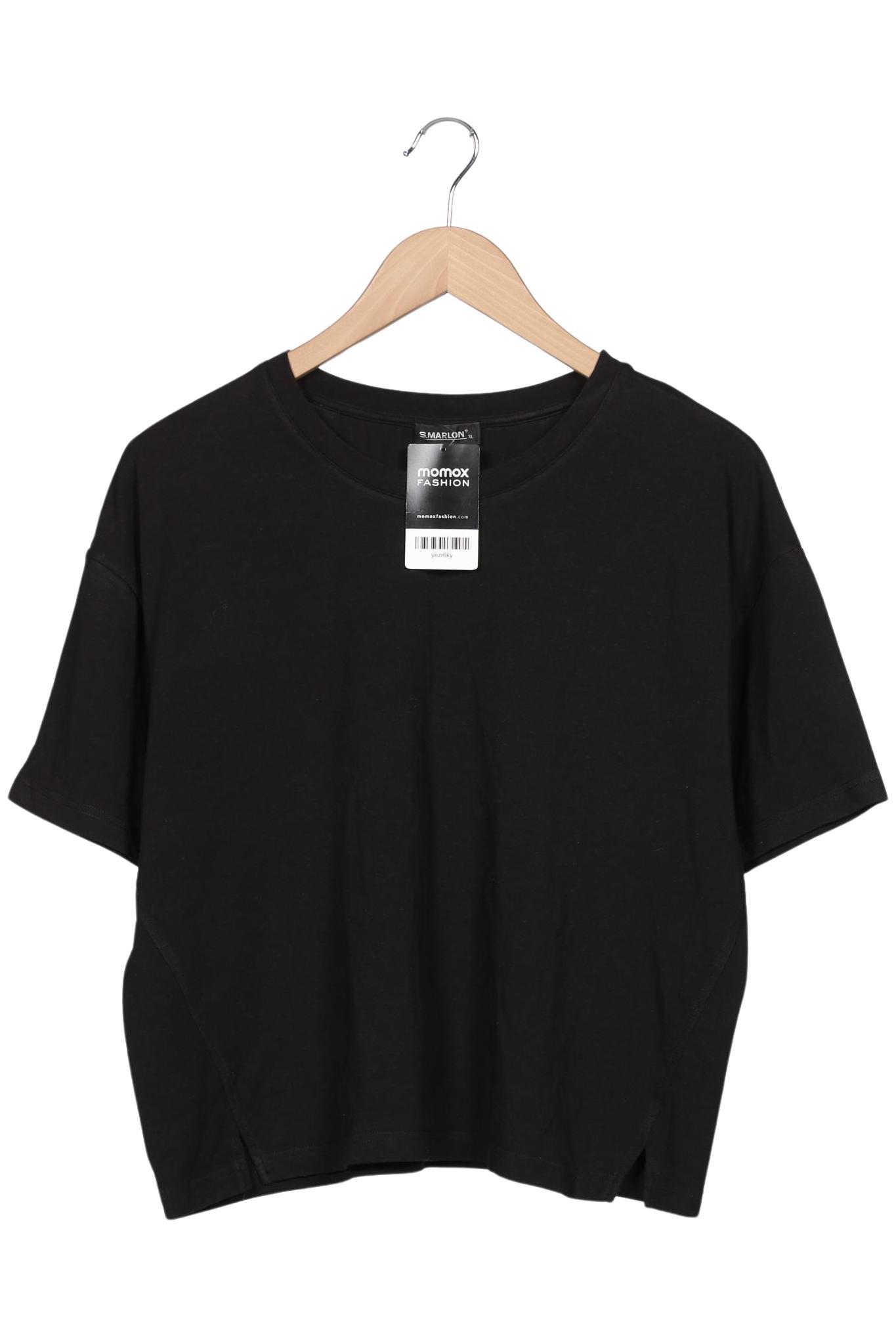 

S.marlon Damen T-Shirt, schwarz, Gr. 44