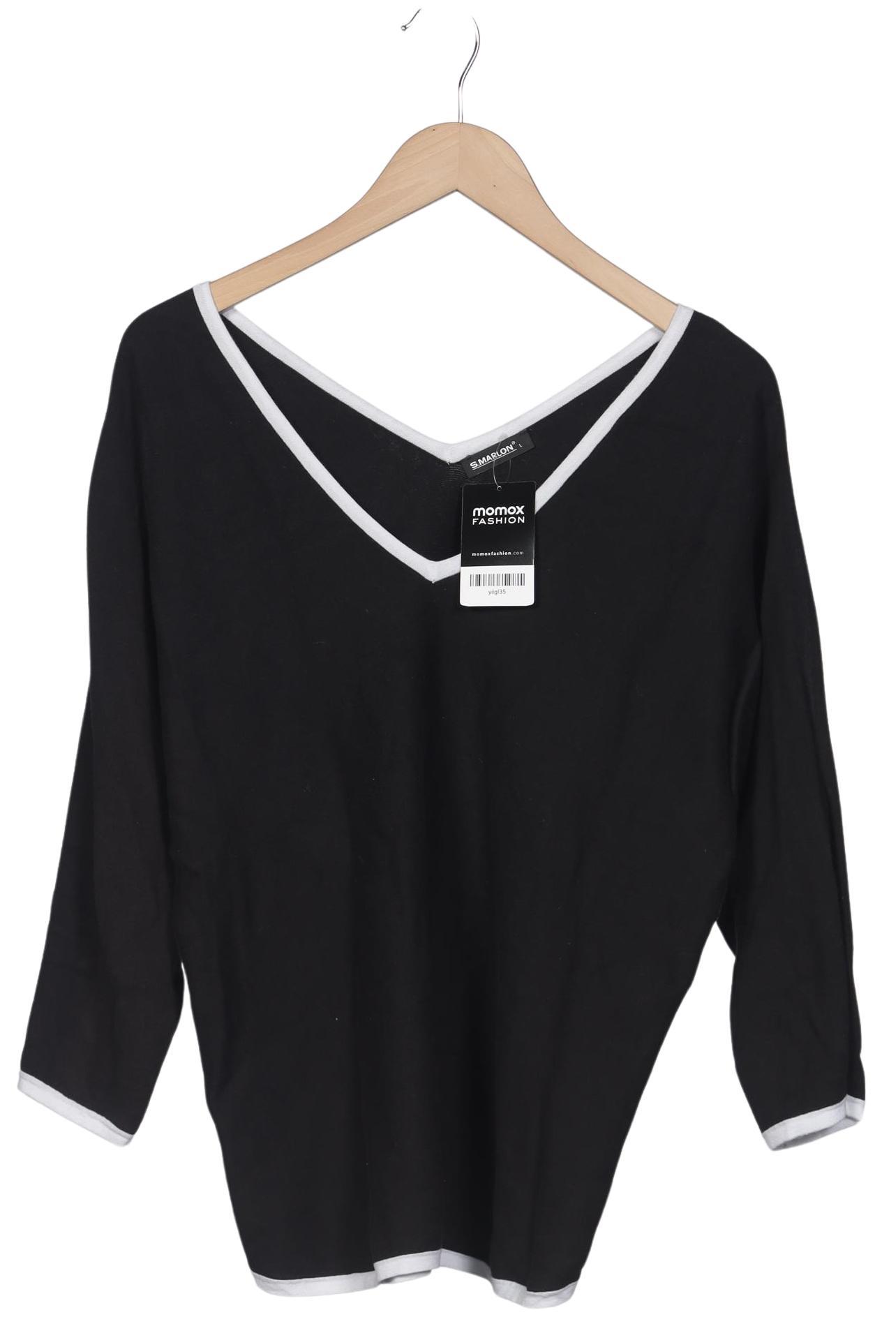

S.marlon Damen Pullover, schwarz, Gr. 42
