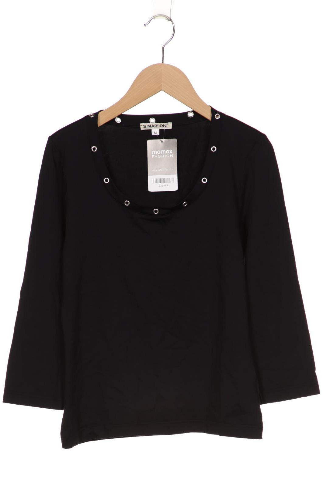 

S.marlon Damen Langarmshirt, schwarz, Gr. 38