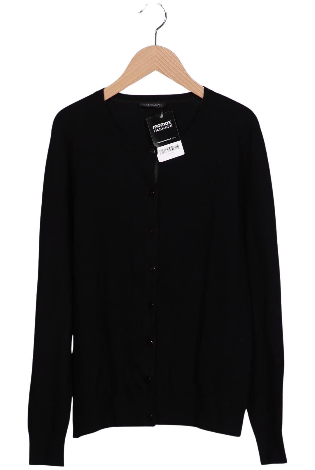 

S.marlon Damen Strickjacke, schwarz, Gr. 38