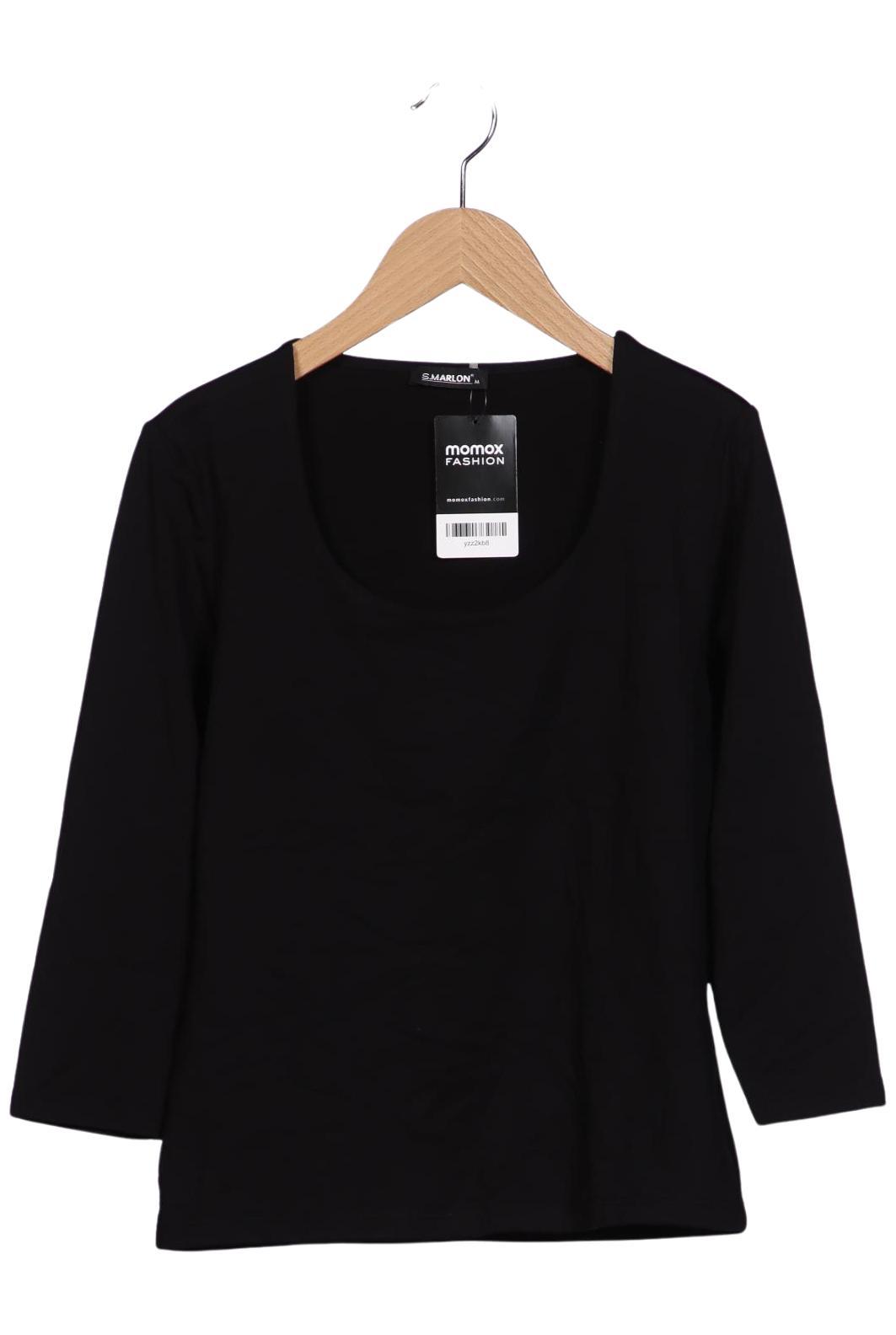 

S.marlon Damen Langarmshirt, schwarz, Gr. 38