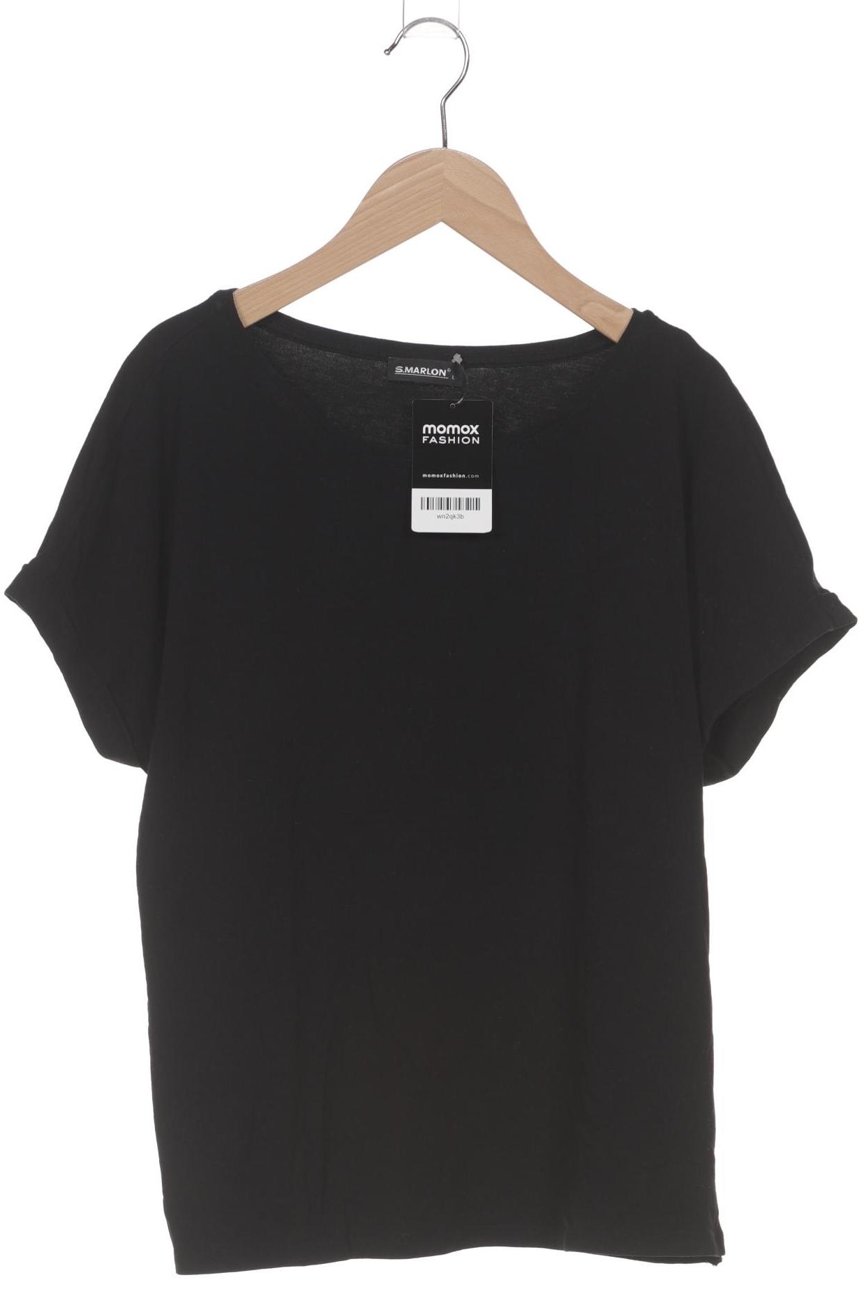 

S.marlon Damen T-Shirt, schwarz, Gr. 42