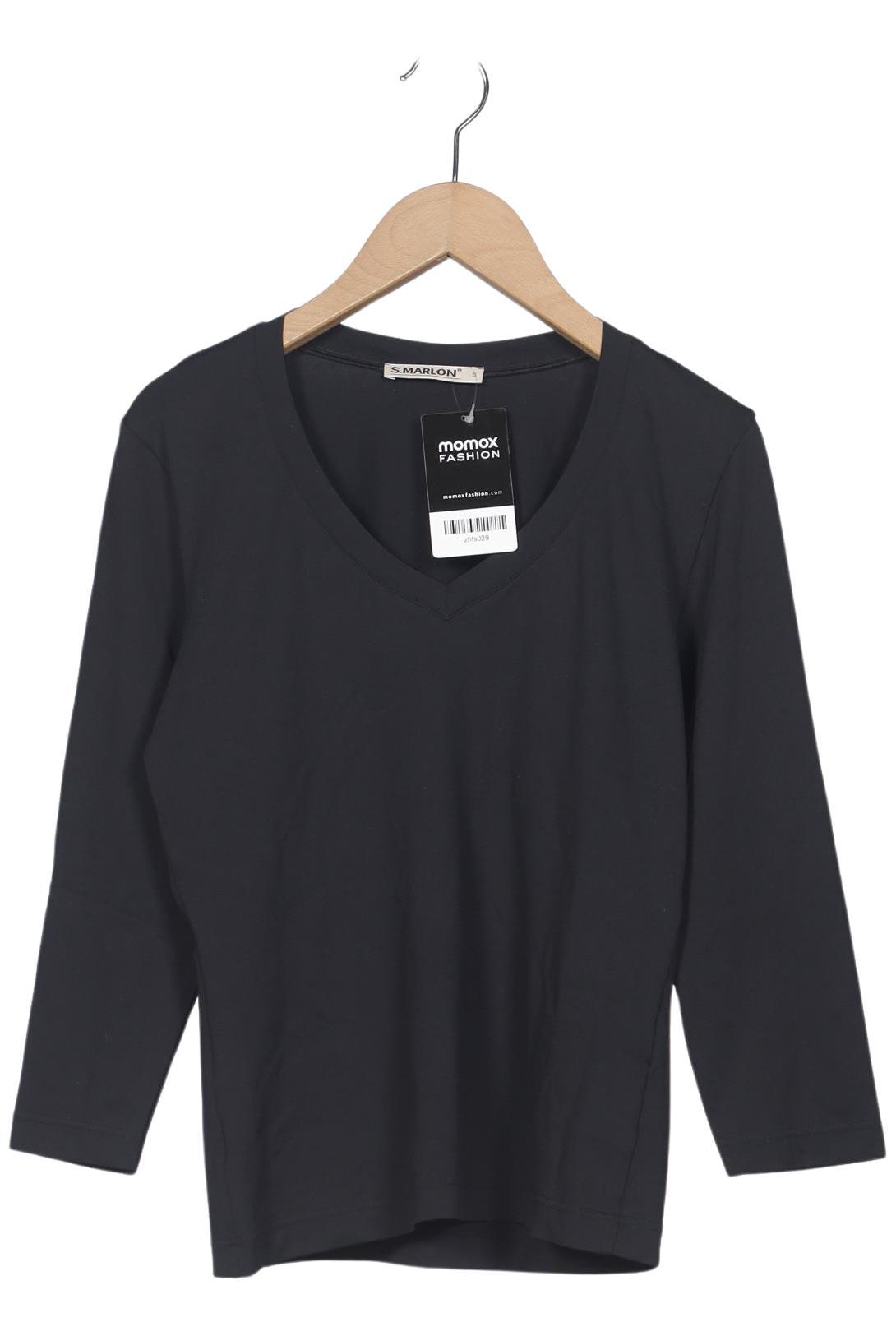 

S.marlon Damen Langarmshirt, marineblau, Gr. 36