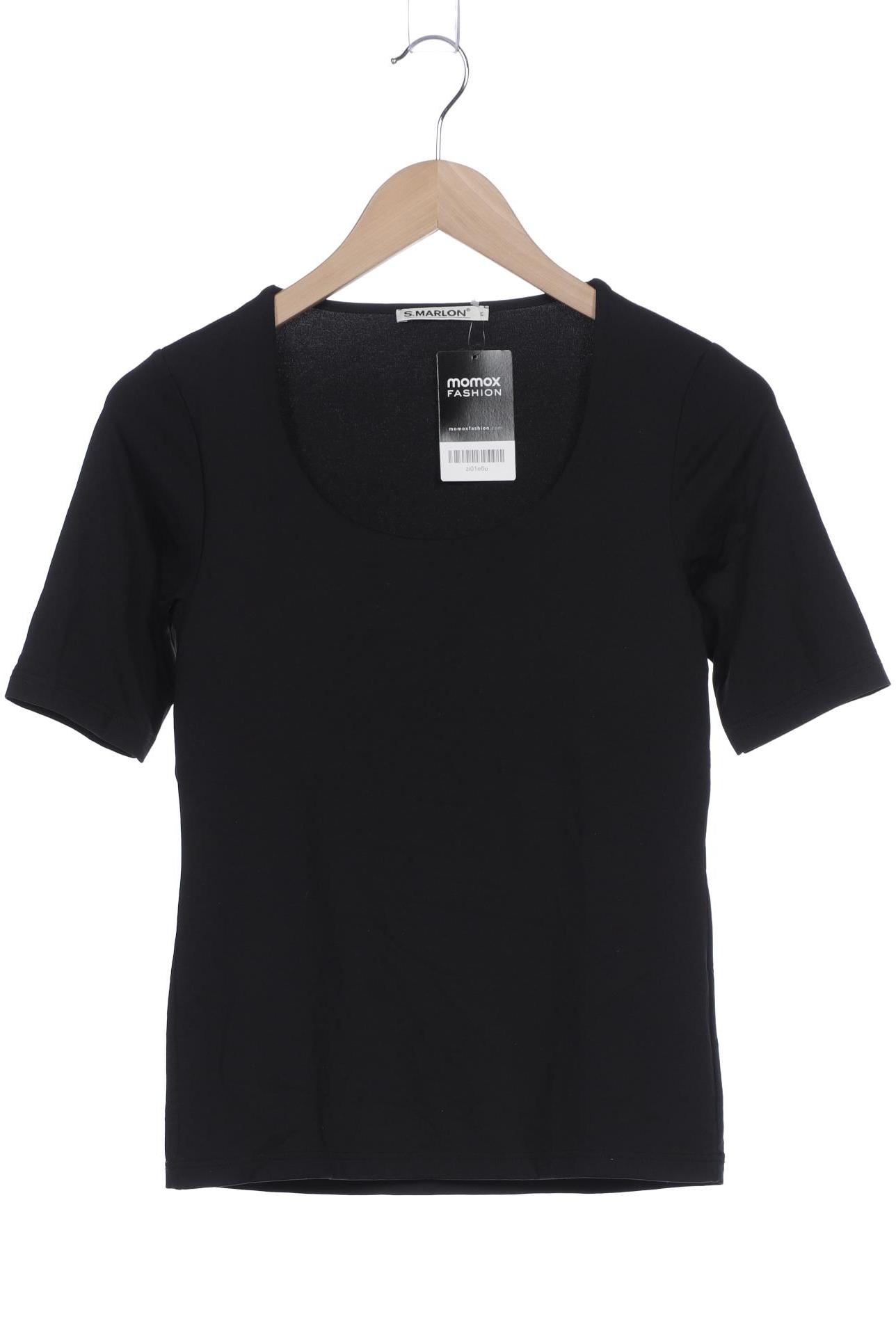 

S.marlon Damen T-Shirt, schwarz, Gr. 36