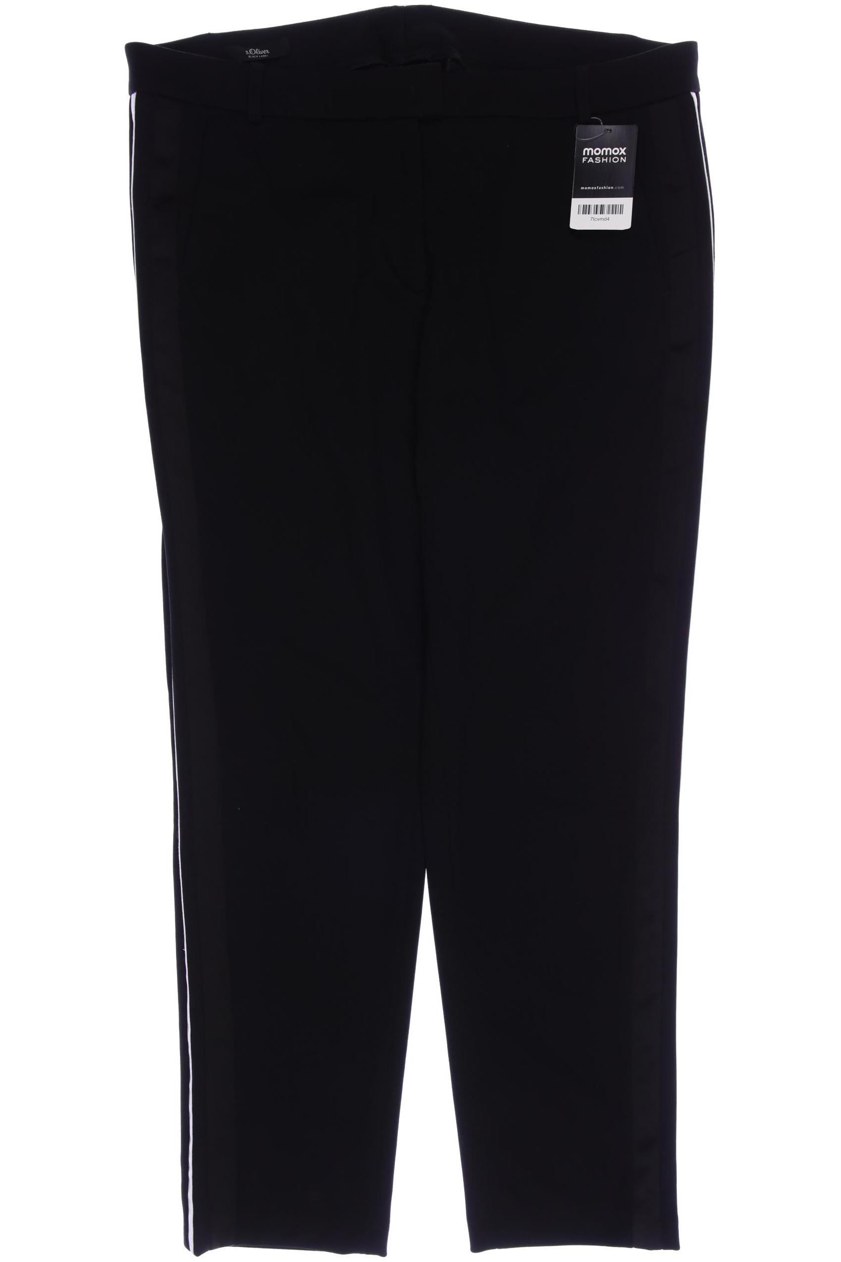 

s.Oliver Black Label Damen Stoffhose, schwarz, Gr. 44