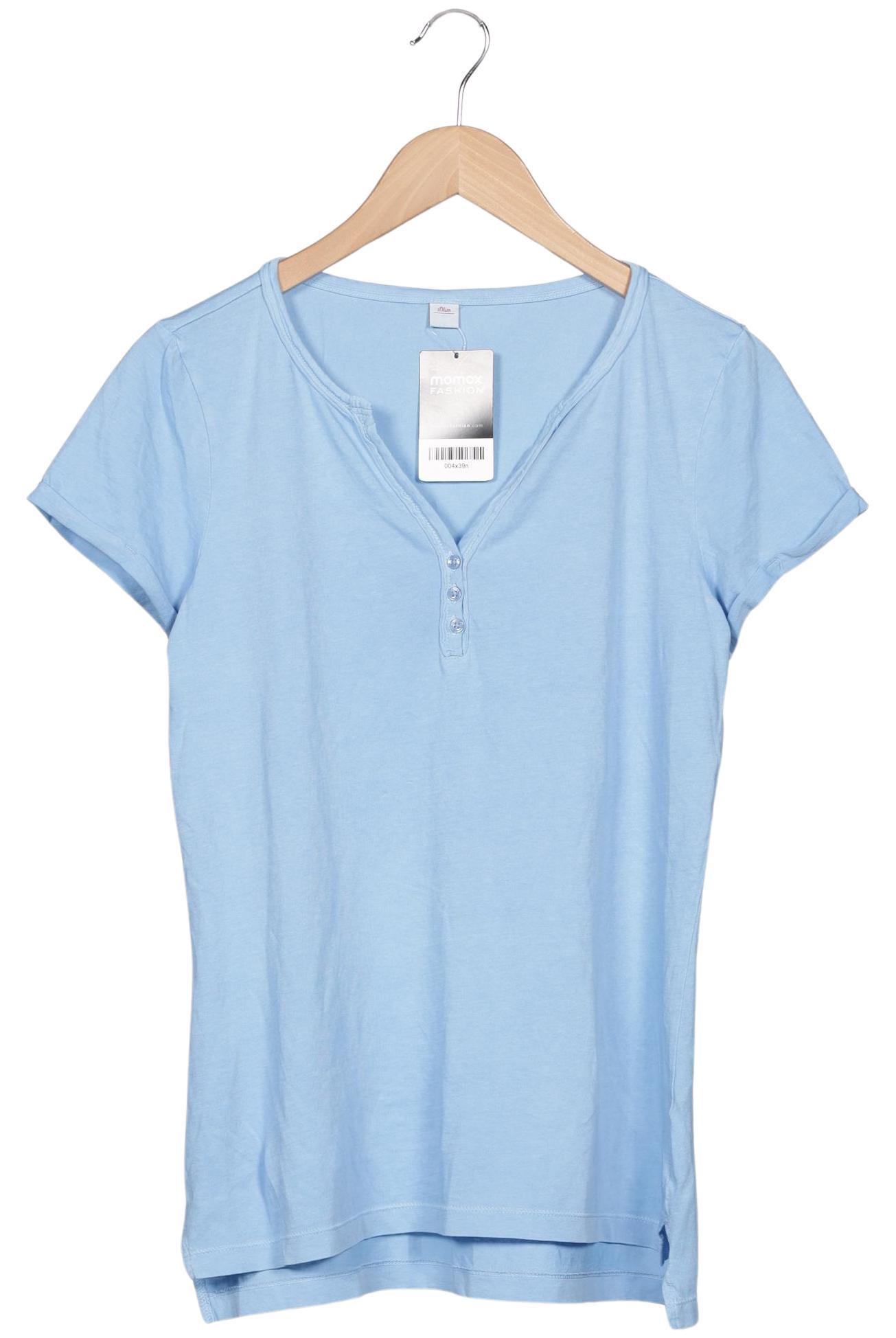 

s.Oliver Damen T-Shirt, blau, Gr. 40