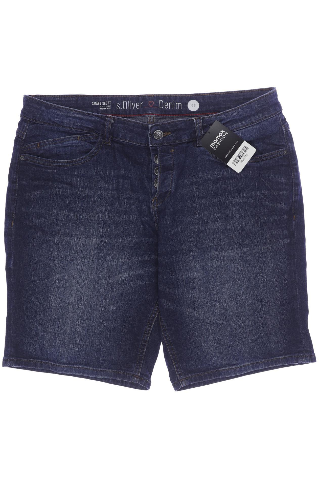 

s.Oliver Damen Shorts, blau, Gr. 40