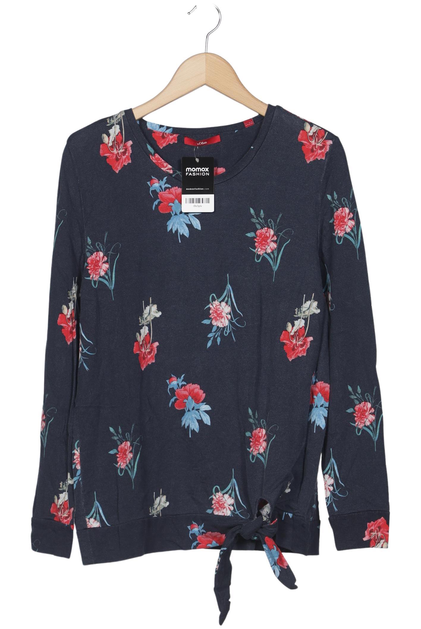 

s.Oliver Damen Langarmshirt, marineblau, Gr. 42