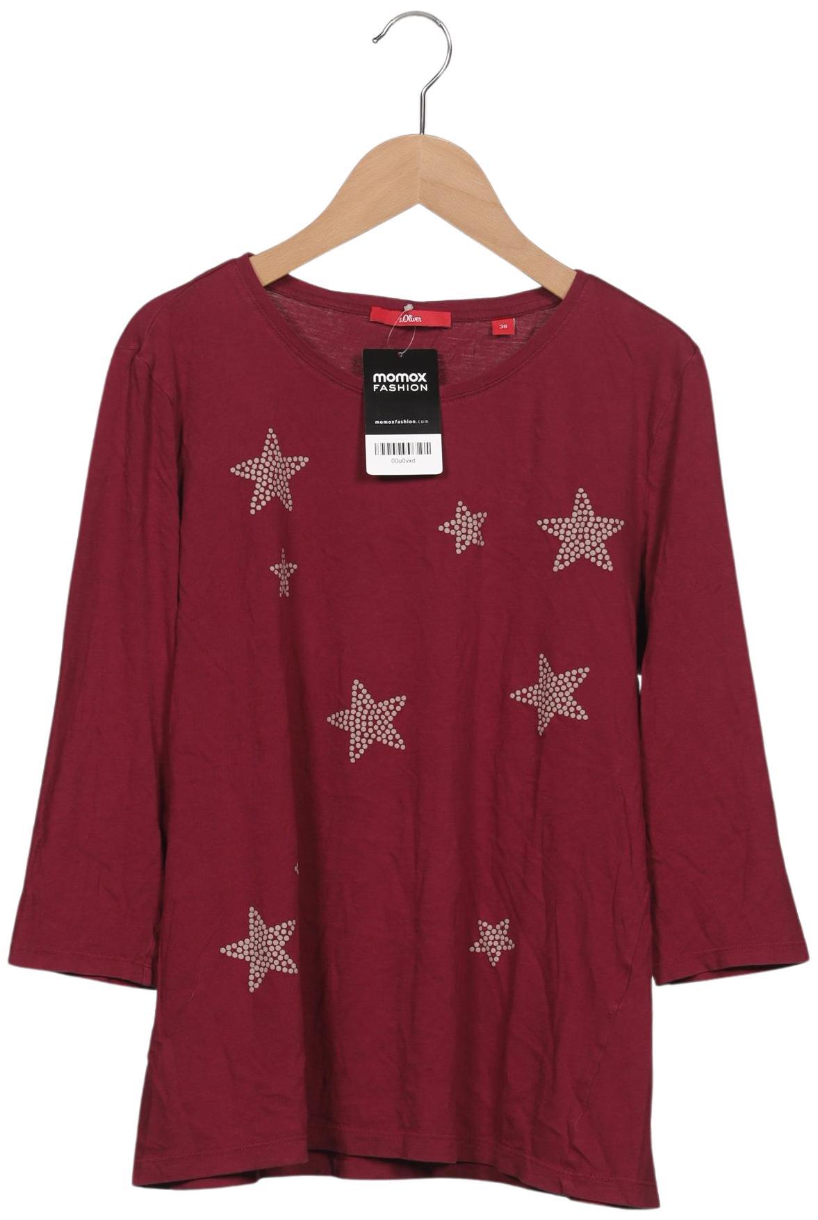 

s.Oliver Damen Langarmshirt, bordeaux, Gr. 38