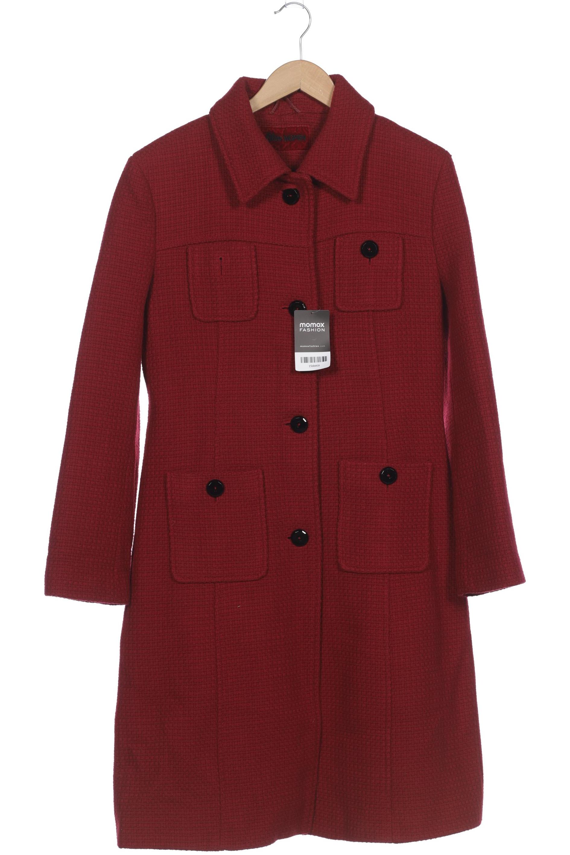 

s.Oliver Damen Mantel, rot, Gr. 38