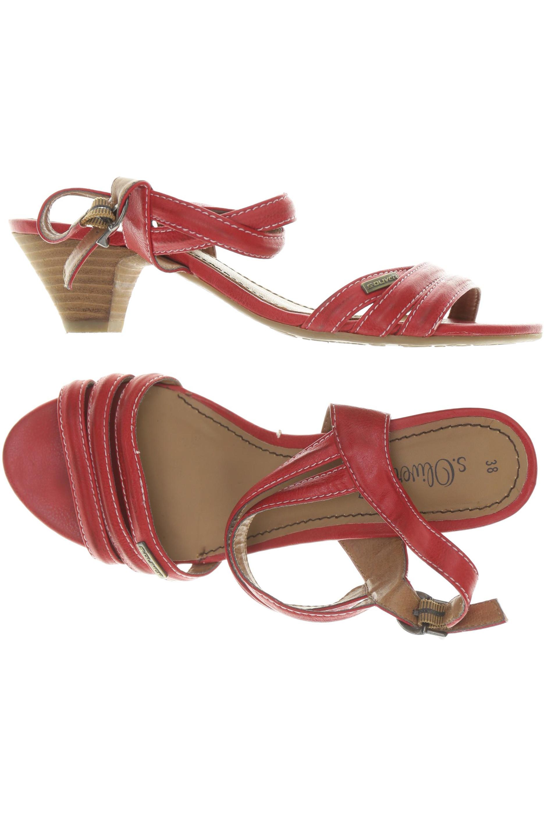 

s.Oliver Damen Sandale, rot, Gr. 38