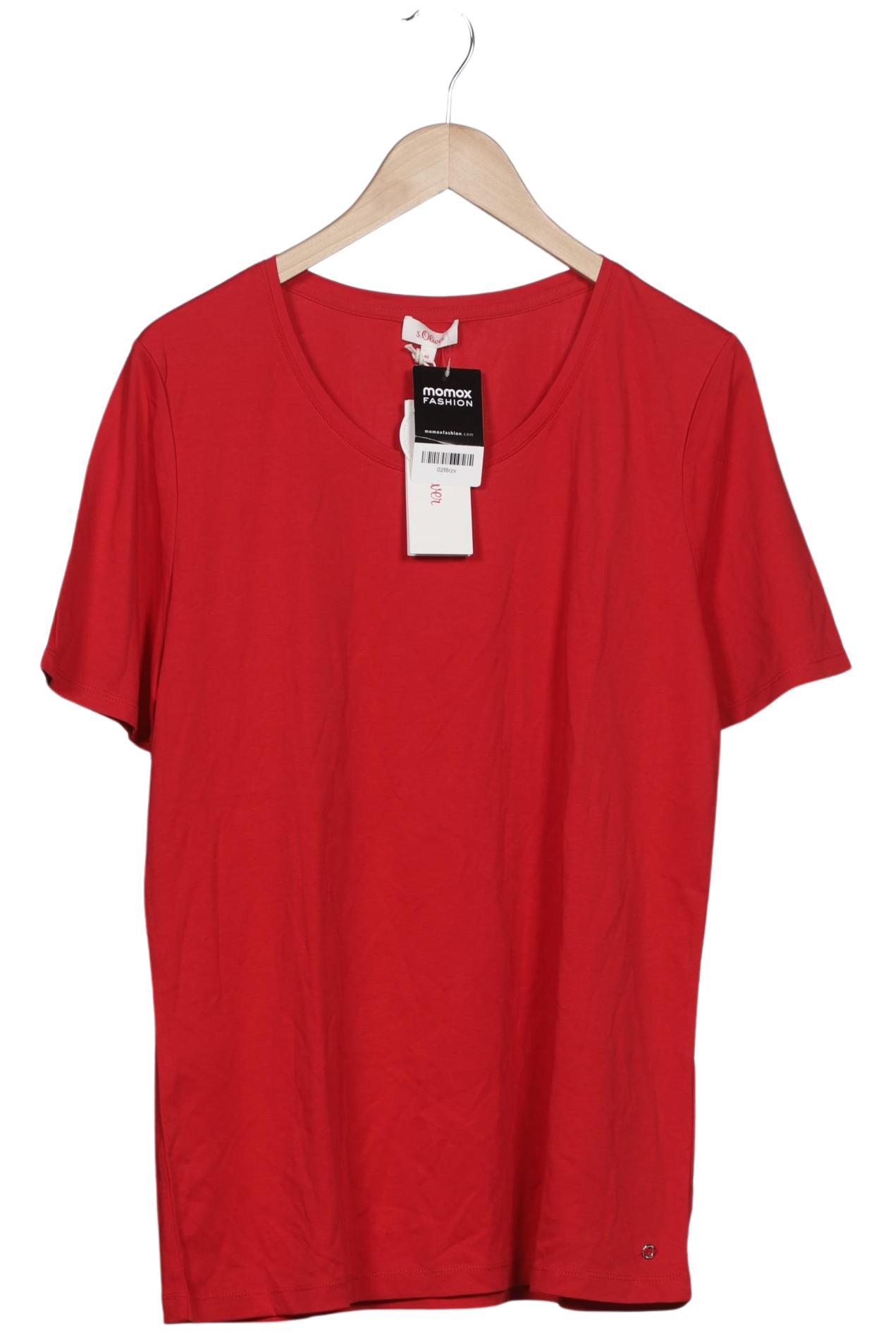 

s.Oliver Damen T-Shirt, rot, Gr. 46