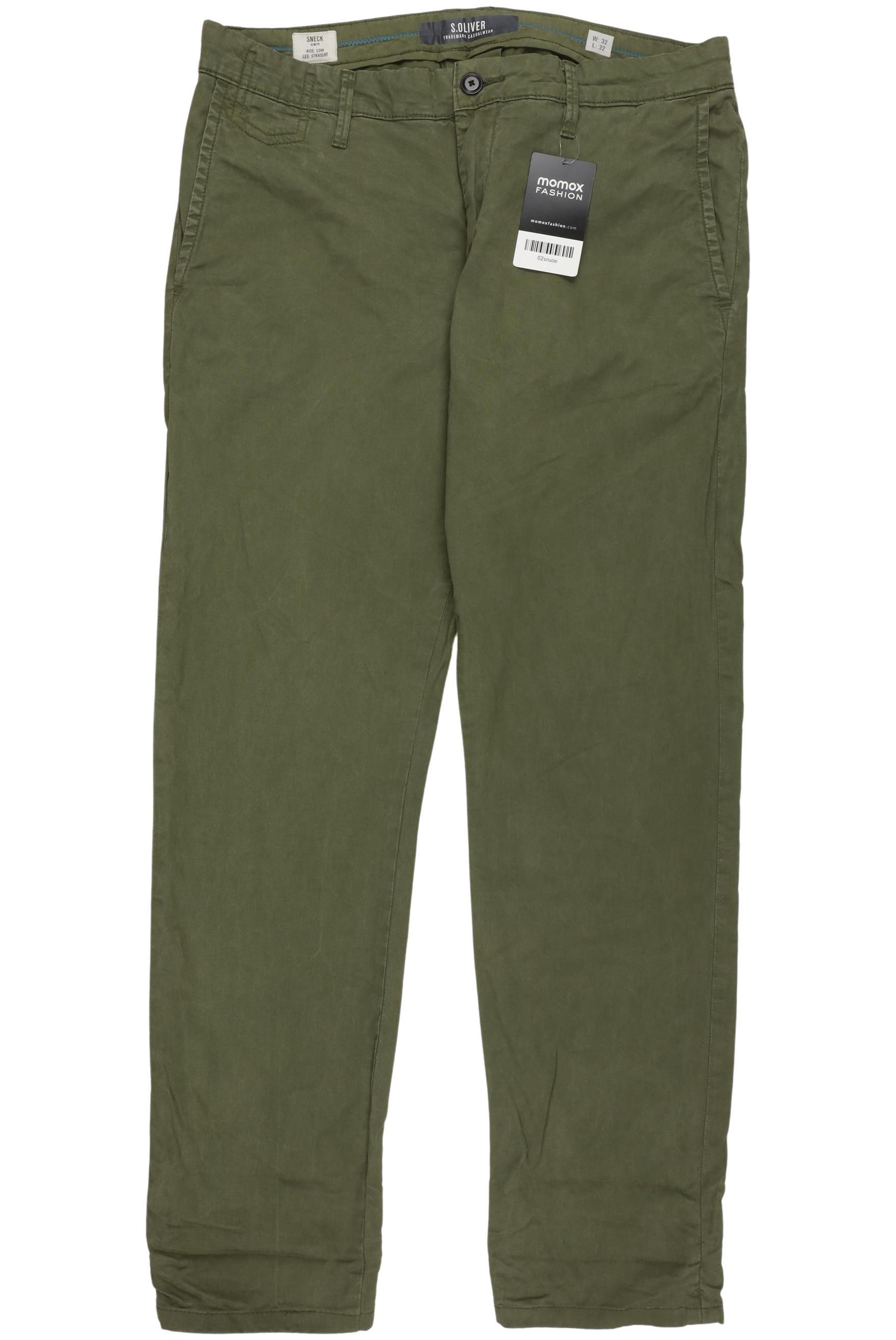 

s.Oliver Damen Stoffhose, grün, Gr. 32