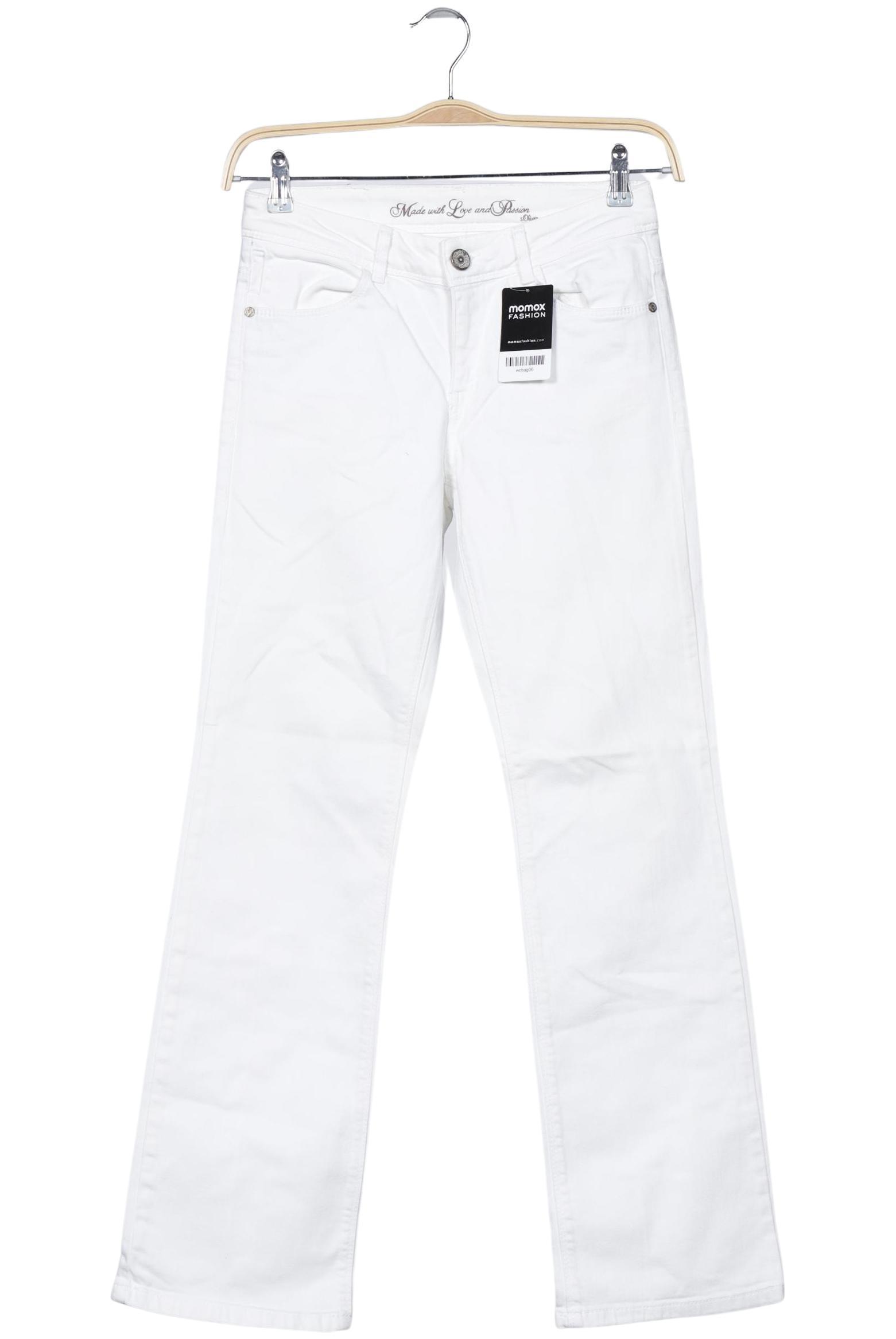 

s.Oliver Damen Jeans, weiß, Gr. 36