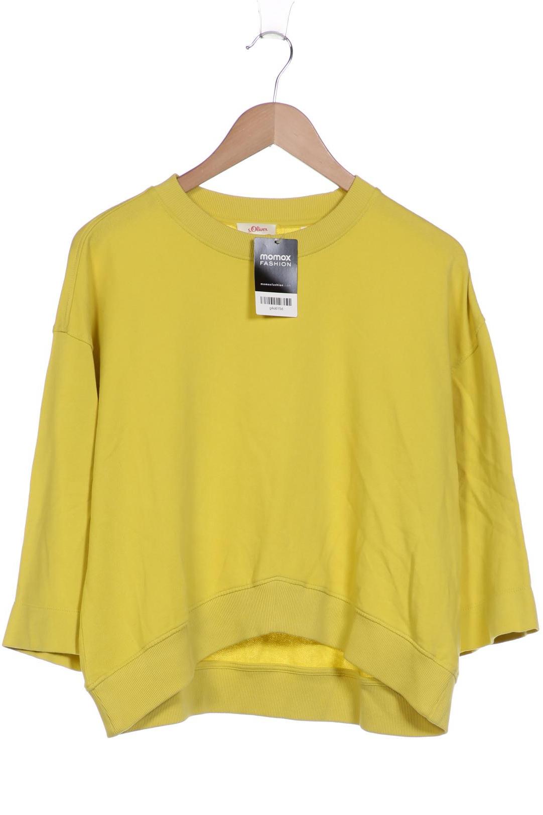 

s.Oliver Damen Sweatshirt, gelb, Gr. 38