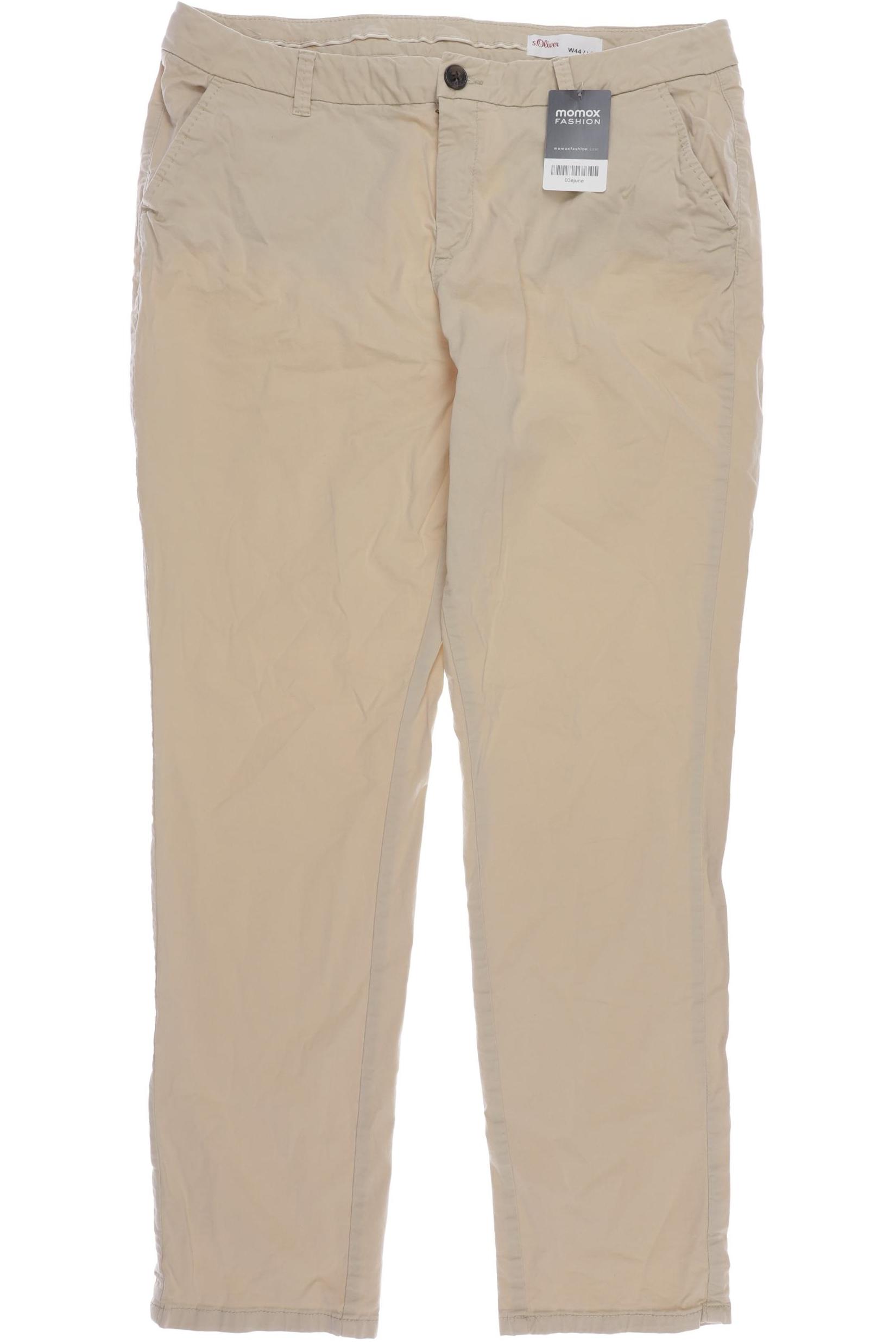 

s.Oliver Damen Stoffhose, beige, Gr. 44