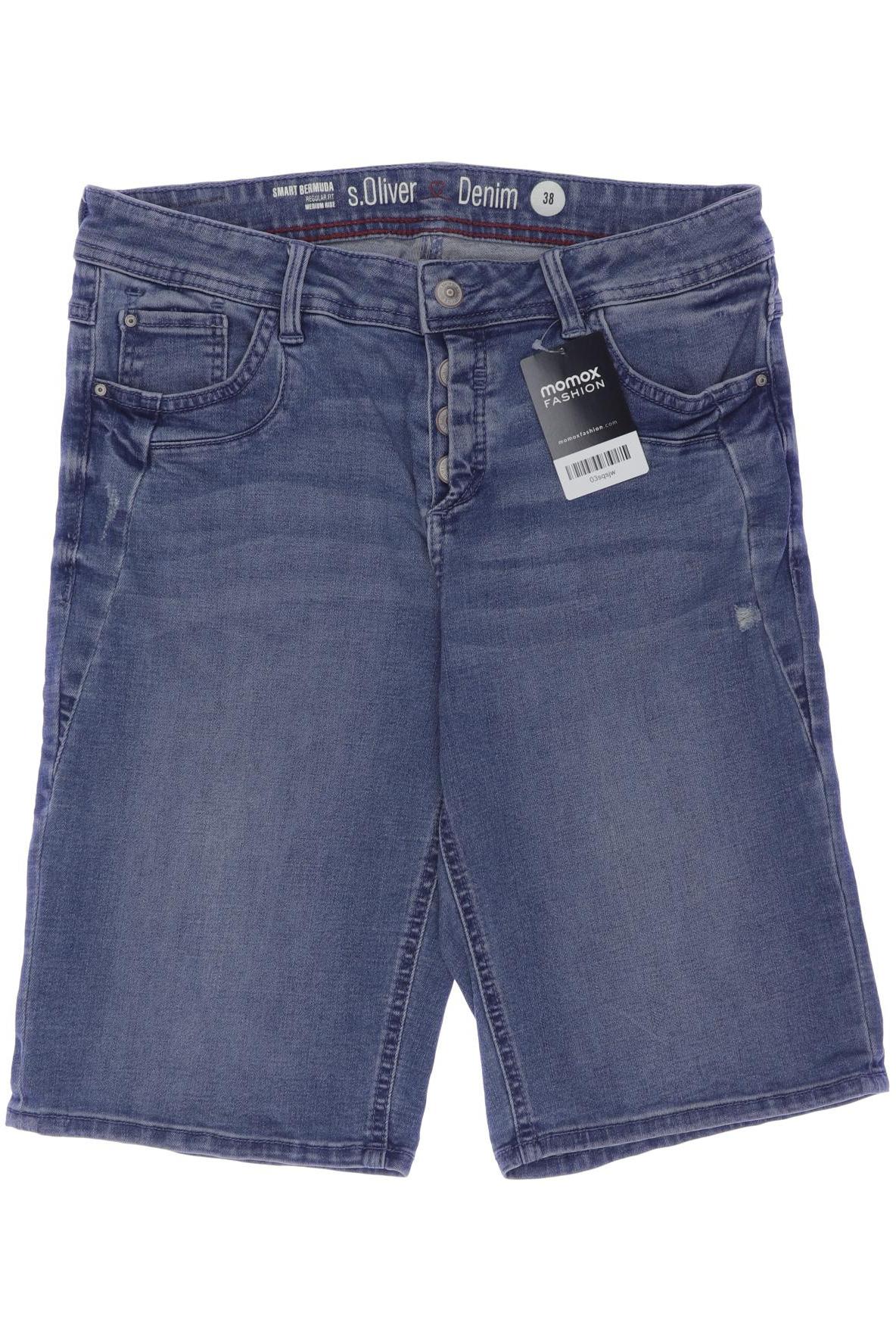 

s.Oliver Damen Shorts, blau, Gr. 38