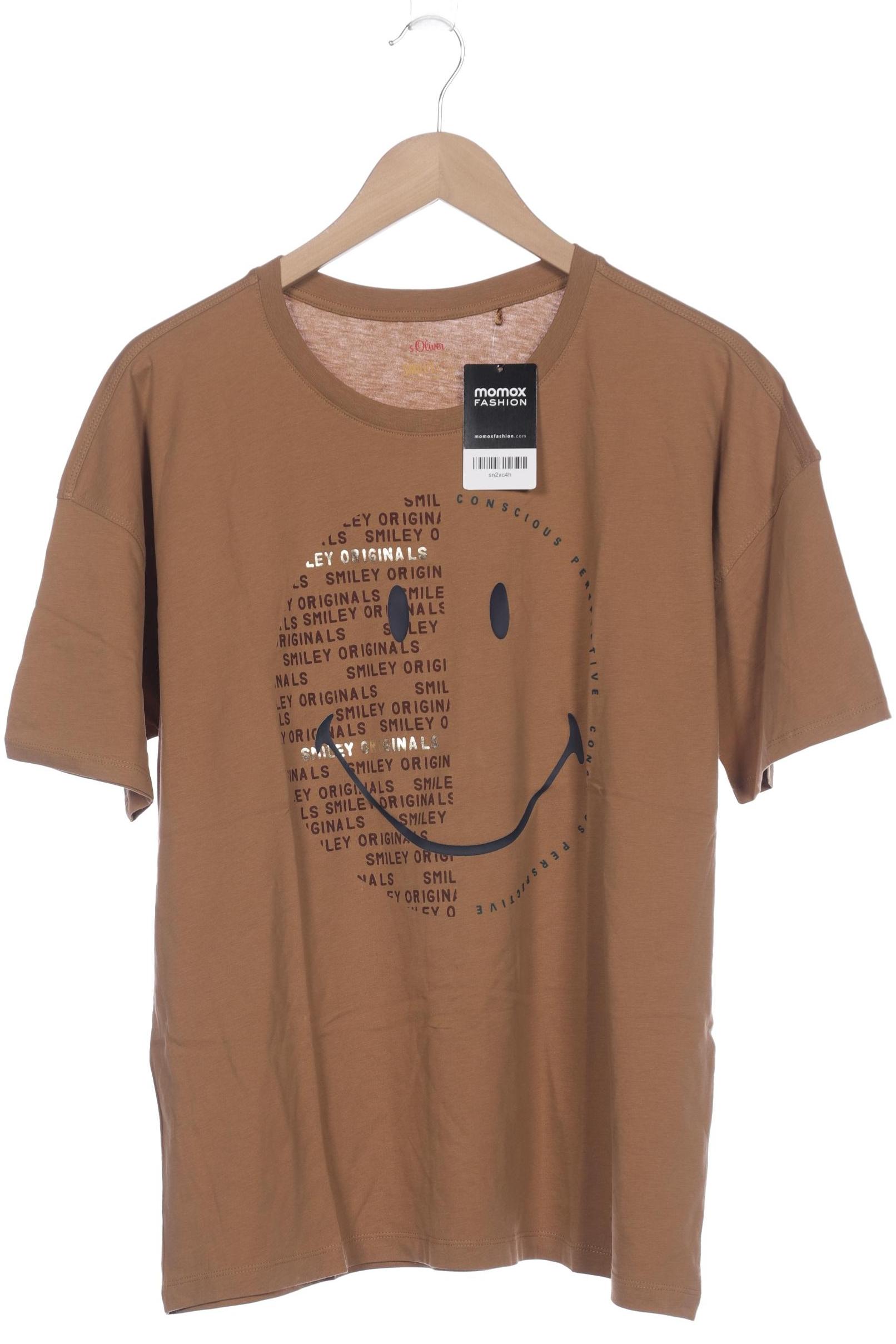 

s.Oliver Damen T-Shirt, braun, Gr. 42