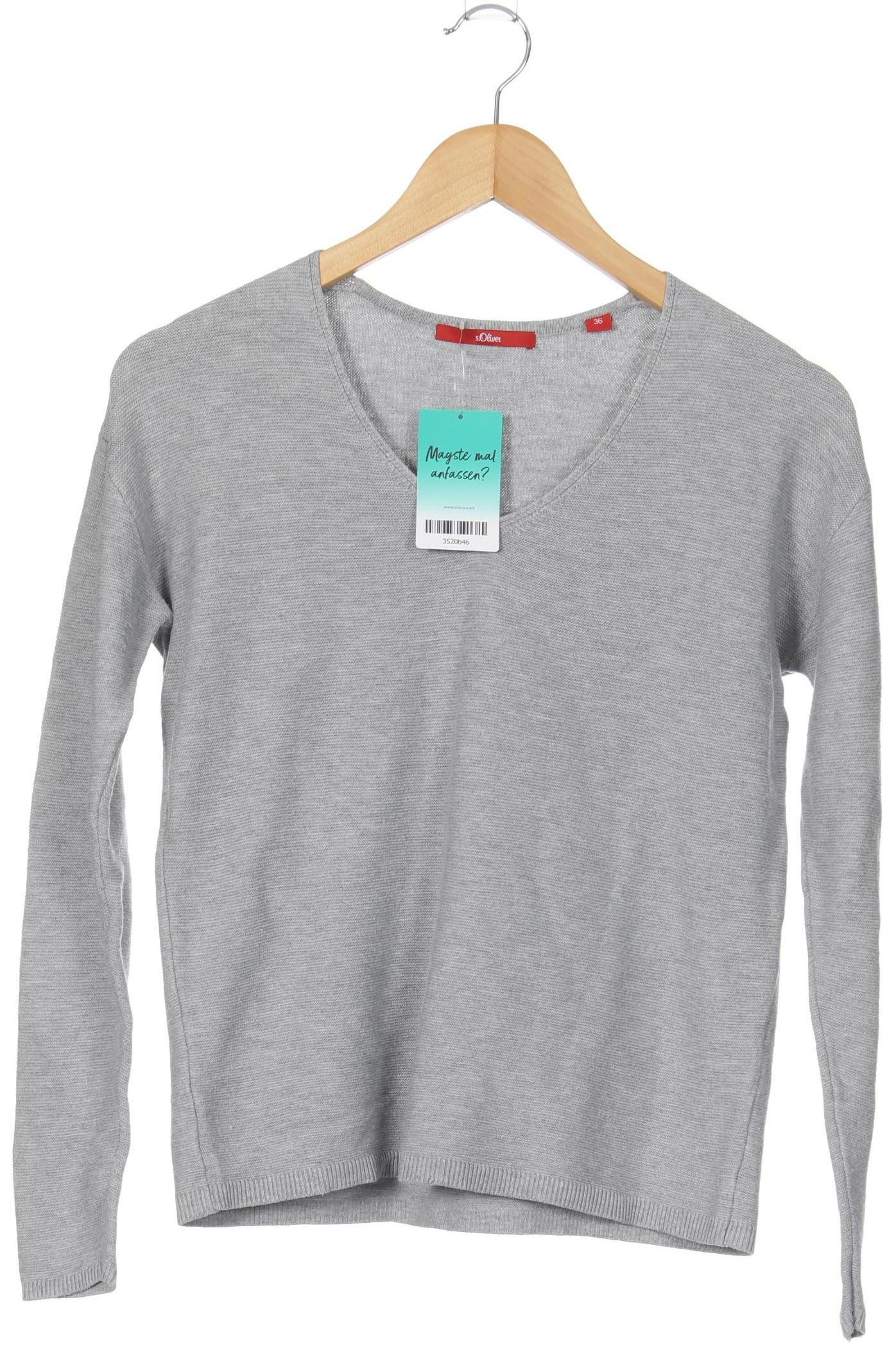 

s.Oliver Damen Pullover, grau, Gr. 36