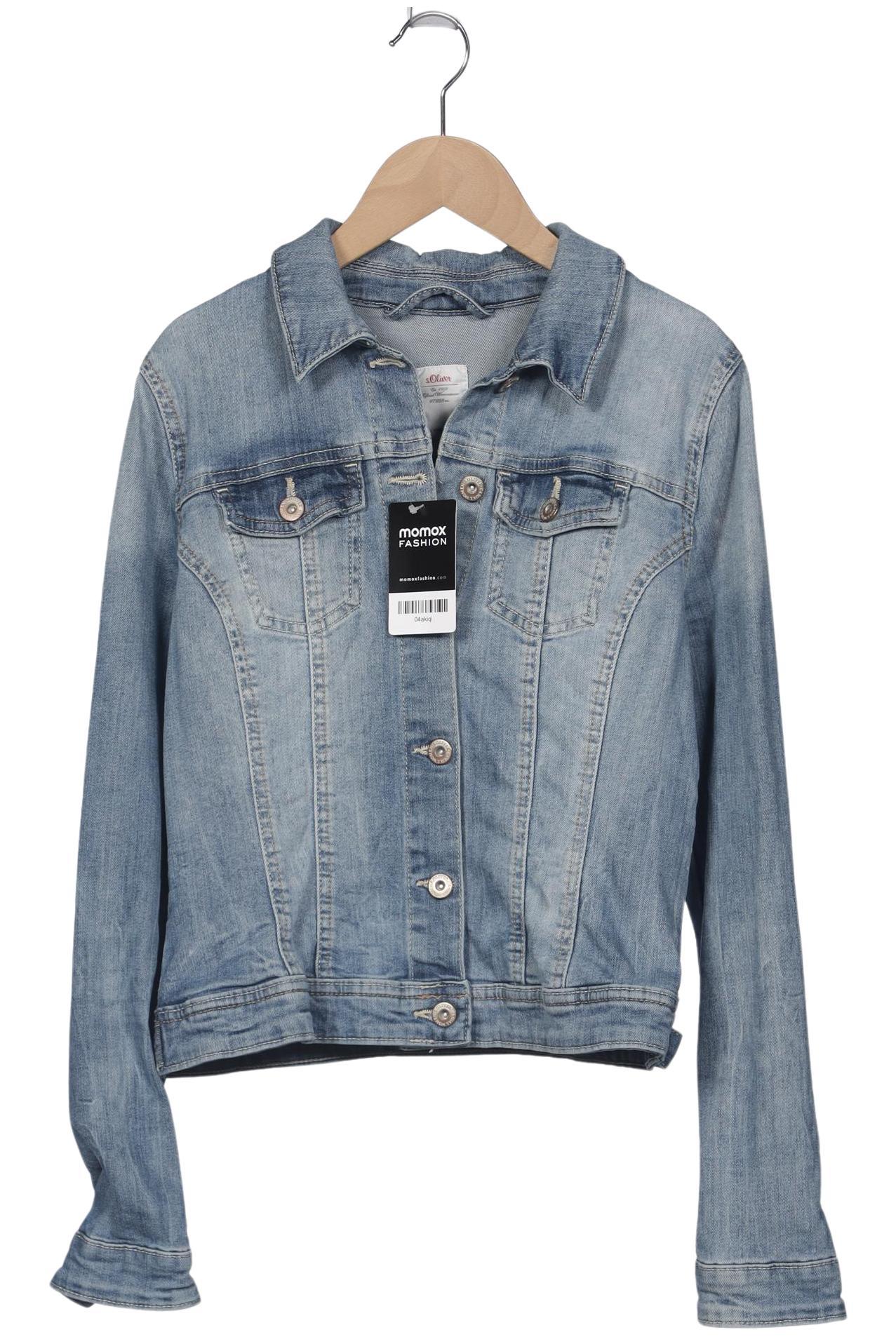 

s.Oliver Damen Jacke, hellblau, Gr. 38