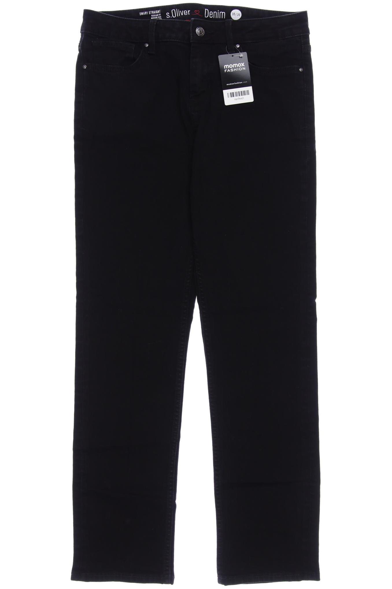 

s.Oliver Damen Jeans, schwarz