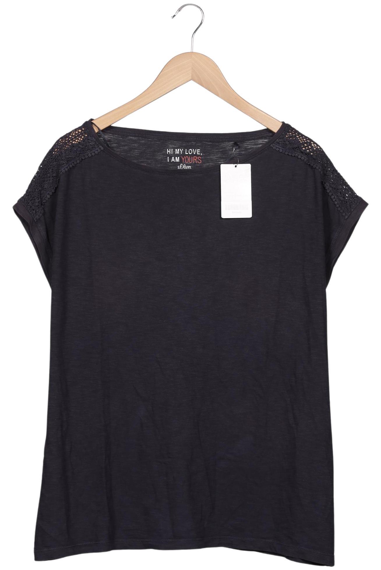 

s.Oliver Damen T-Shirt, marineblau, Gr. 44