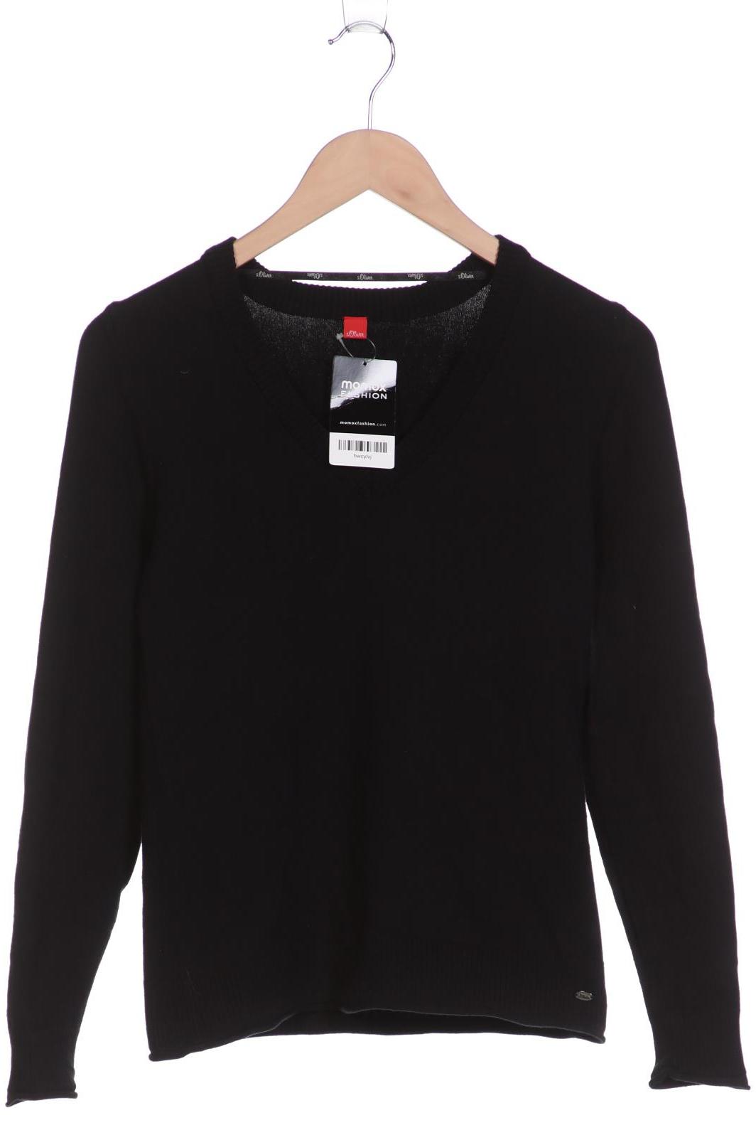 

s.Oliver Damen Pullover, schwarz, Gr. 34