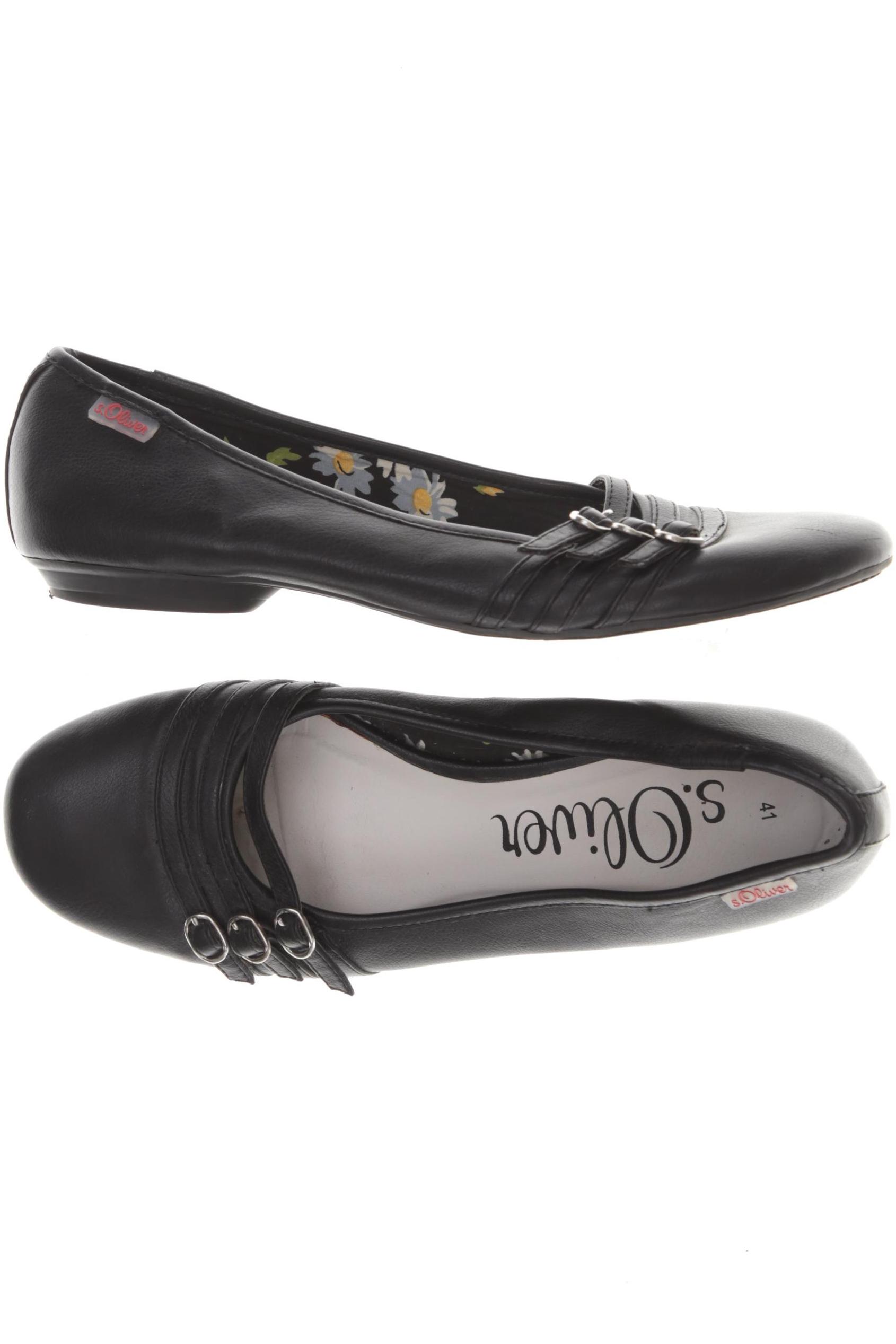 

s.Oliver Damen Ballerinas, schwarz, Gr. 41