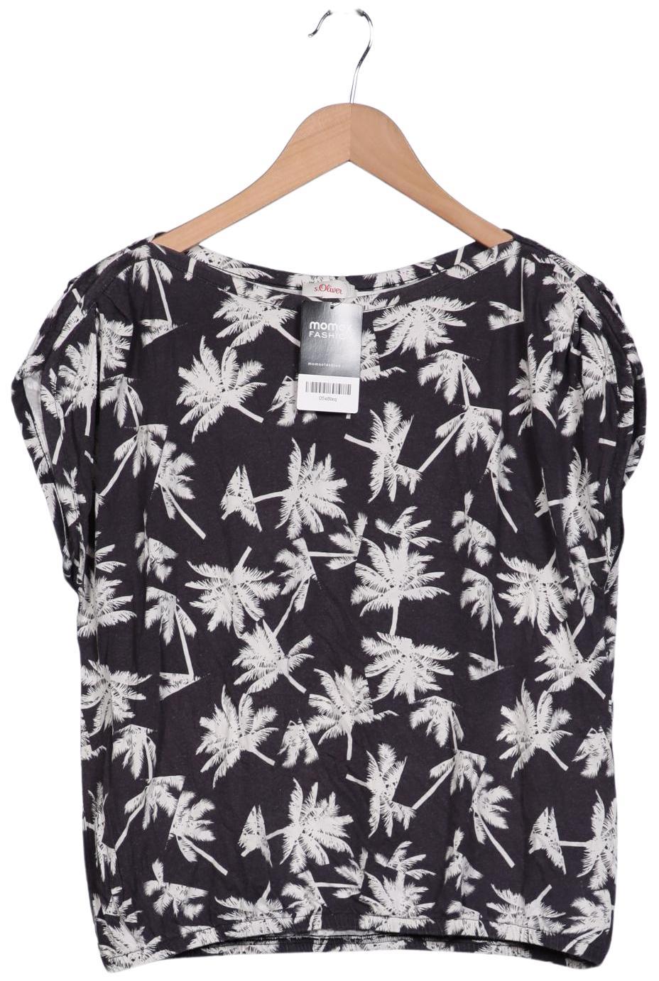 

s.Oliver Damen T-Shirt, grau, Gr. 38